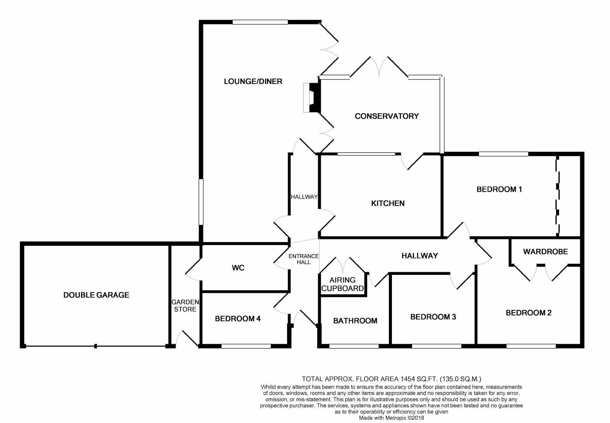 4 Bedrooms Bungalow to rent in Brookthorpe, Gloucestershire GL4