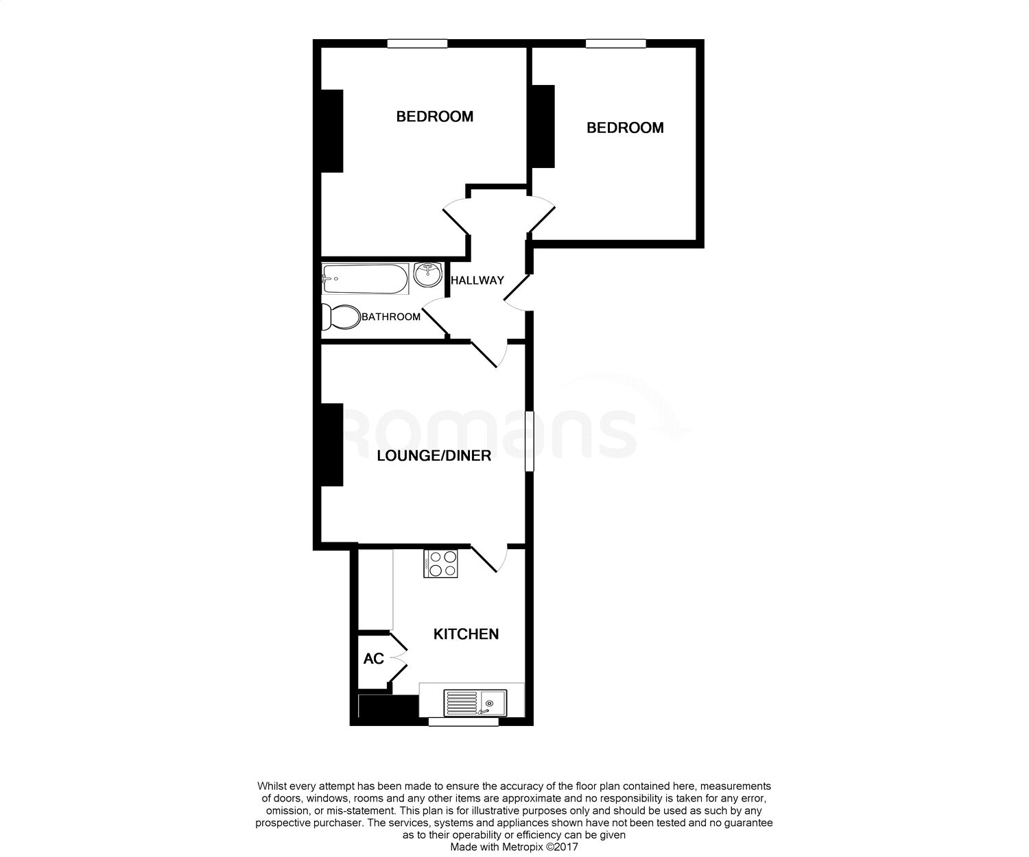 2 Bedrooms Flat to rent in Gordon Road, Aldershot GU11