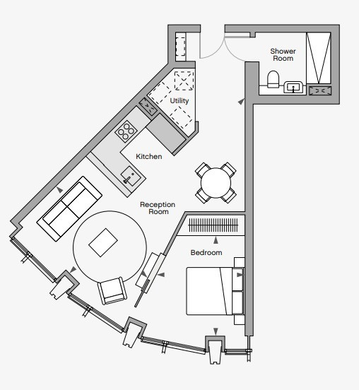 Southbank Tower, London floorplan