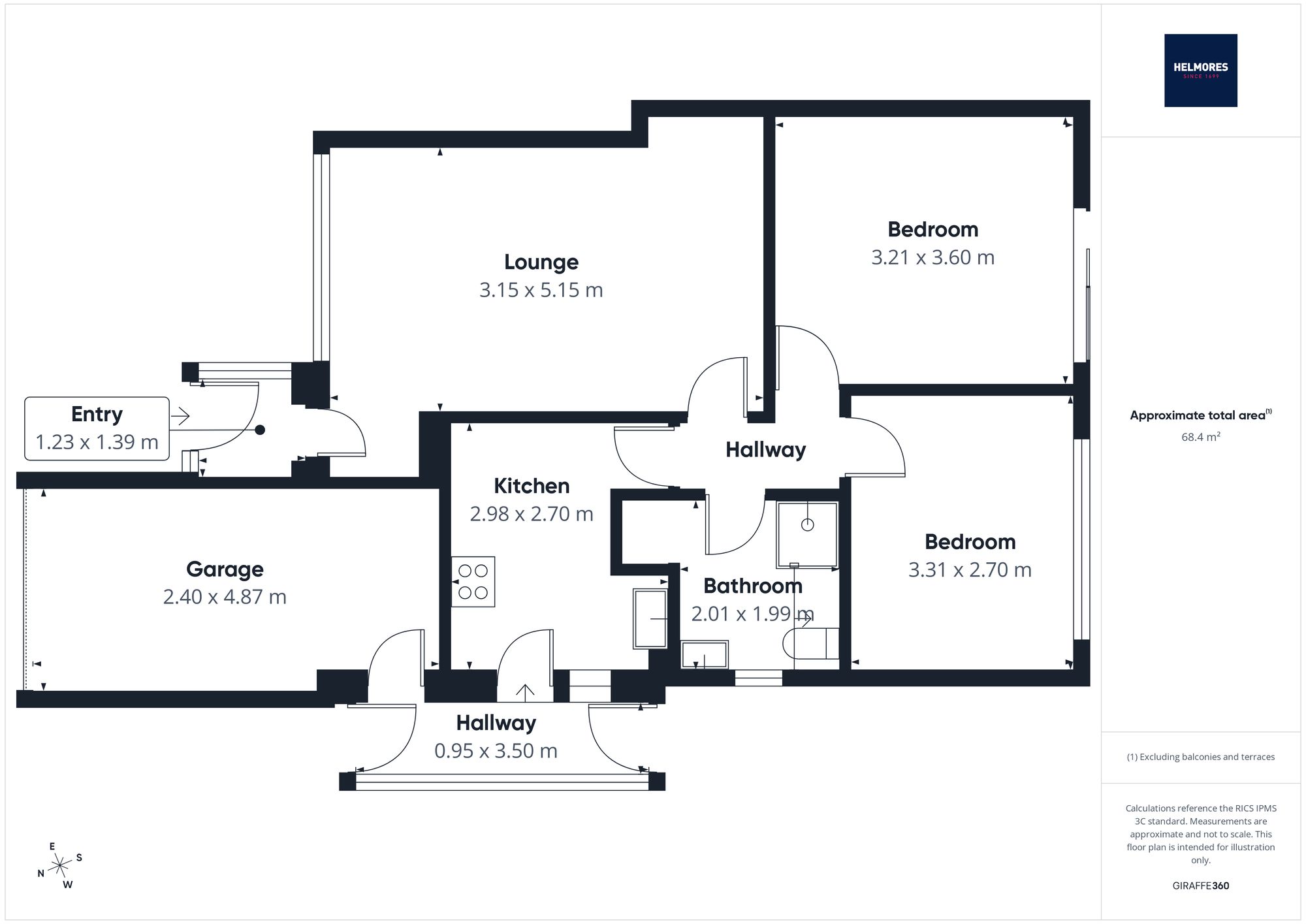23 Meadow Gardens, Crediton floorplan