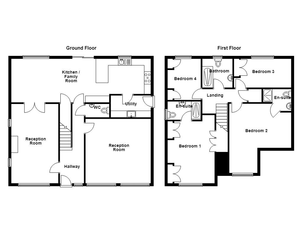 40, Beech Drive, Whalley floorplan
