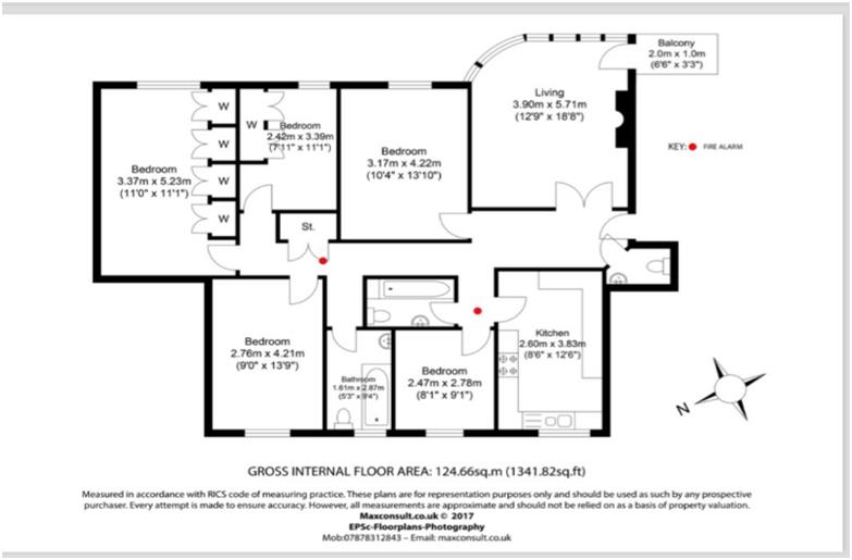R3 52, Regency, Adelaide Road, Swiss Cottage floorplan