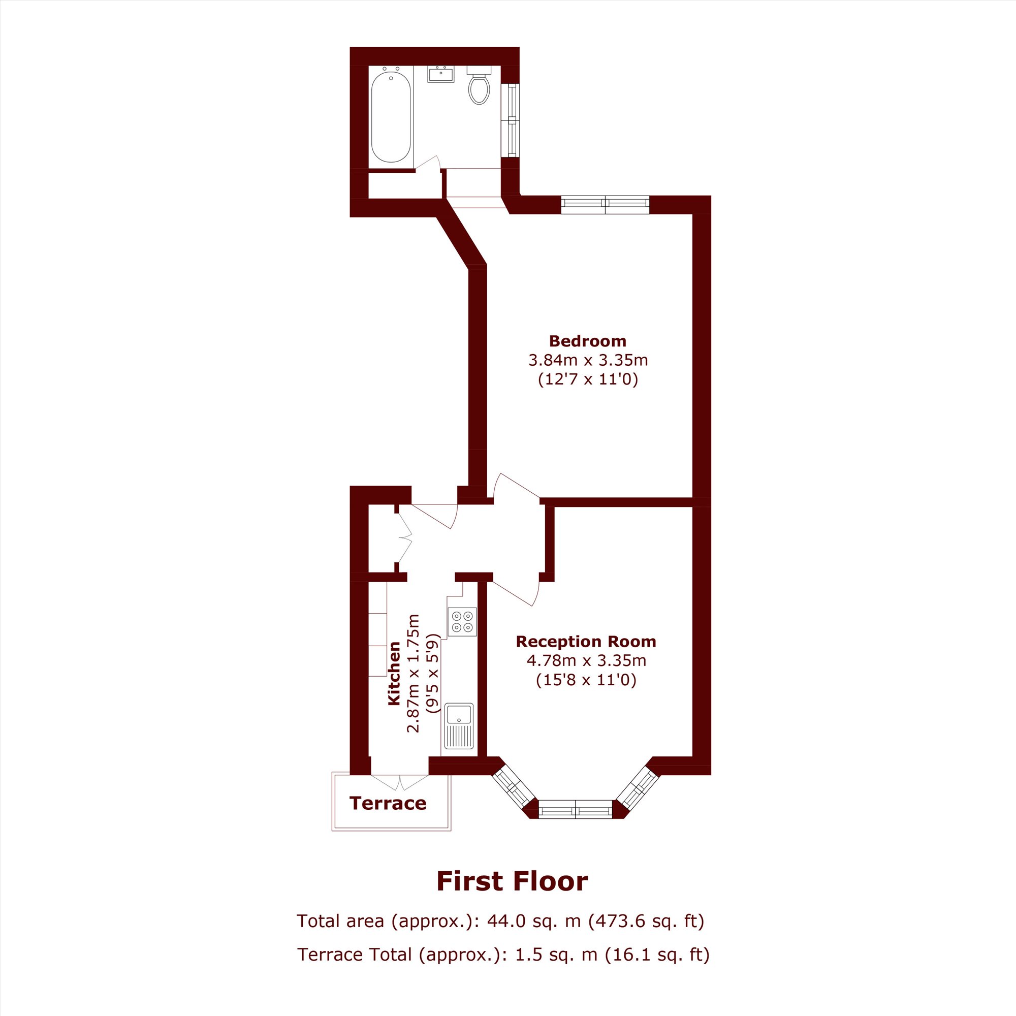 Waldemar Avenue, London floorplan