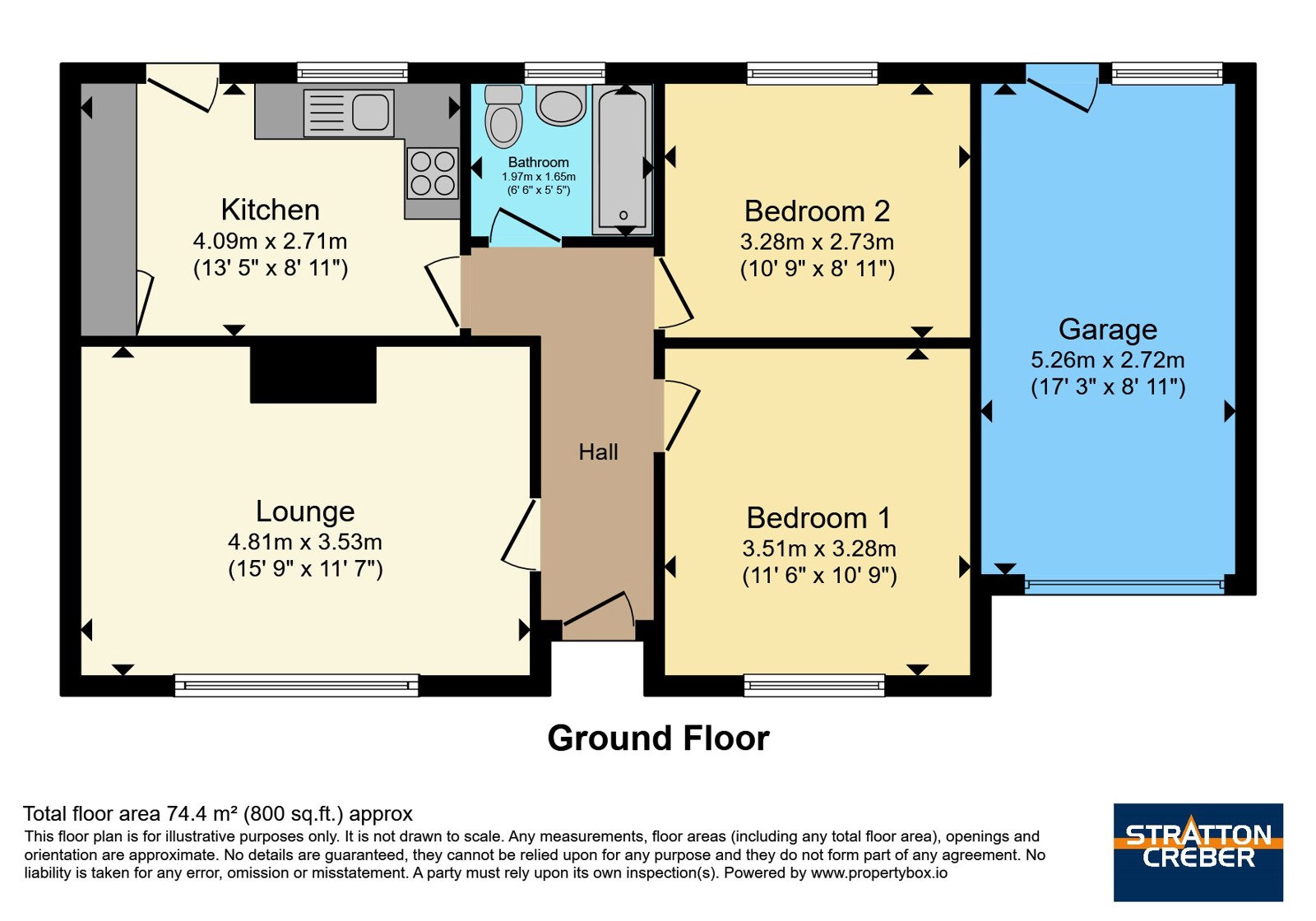 15, Caradon Close, Liskeard floorplan