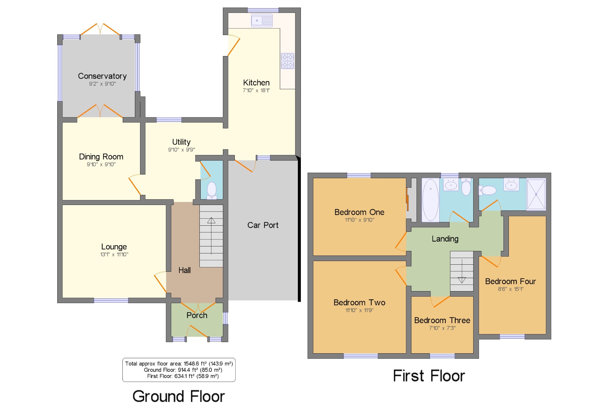 4 Bedrooms Semi-detached house for sale in Farley Hill, Luton, Bedfordshire, . LU1