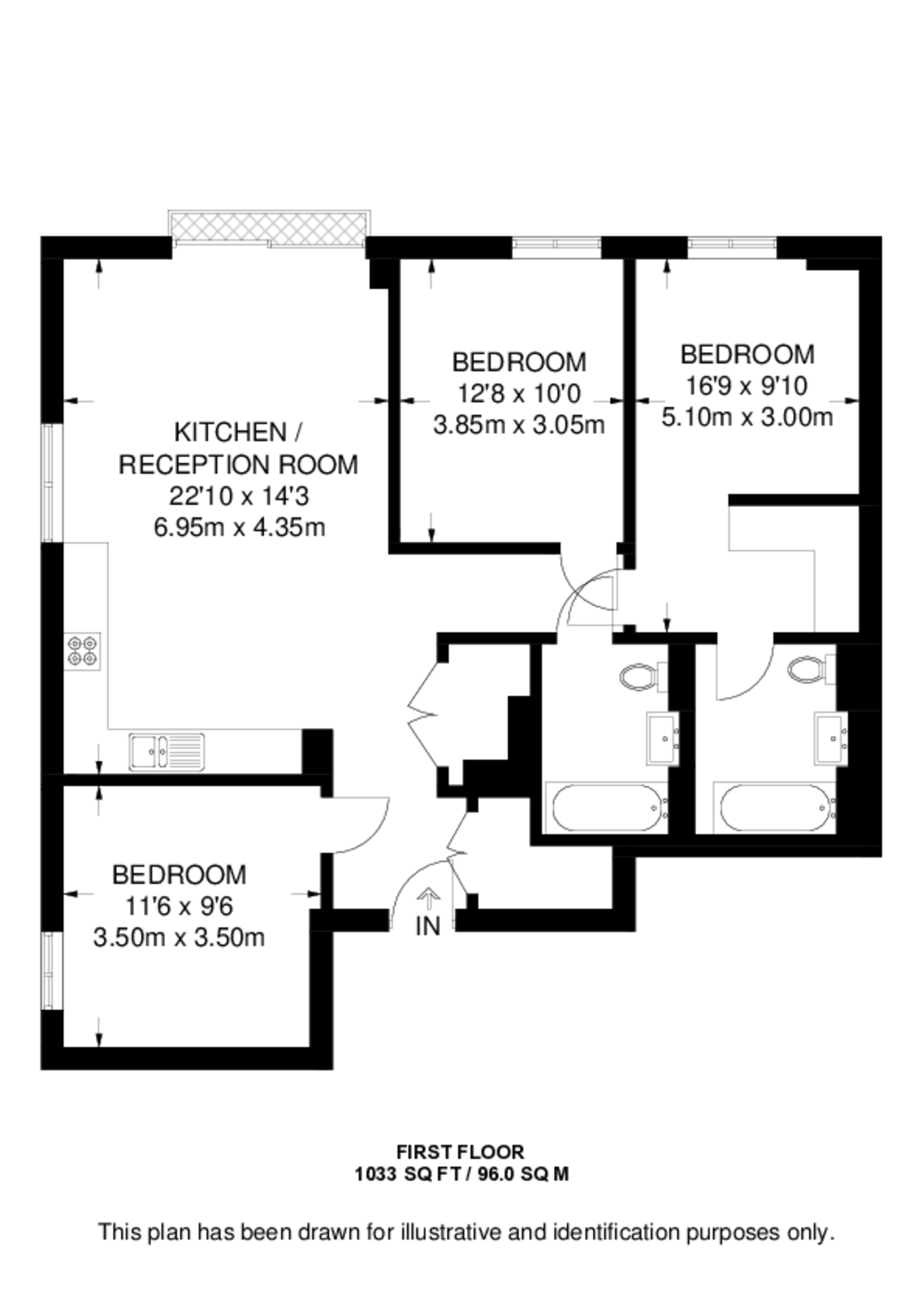 West End Gate, Little Venice floorplan