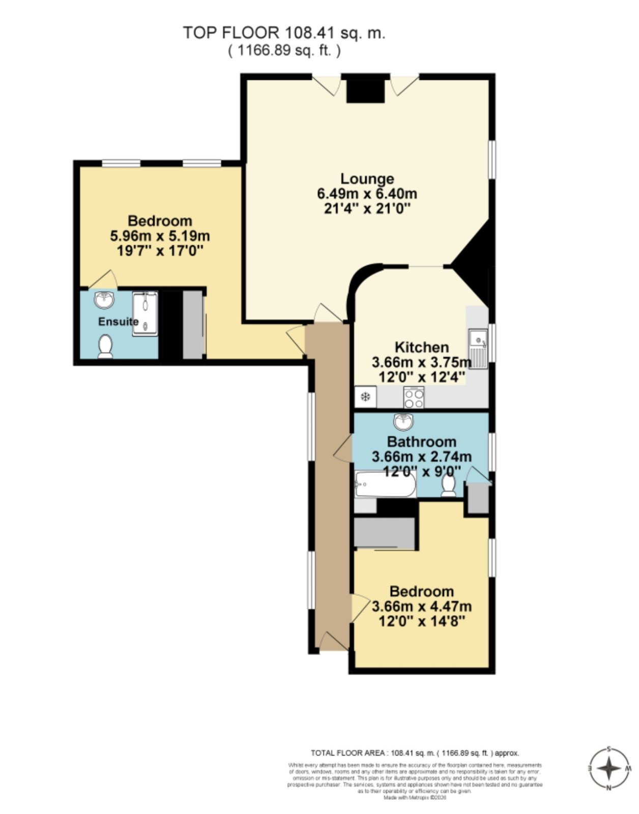 Flat 7, 21, Eversley Park, Kent floorplan