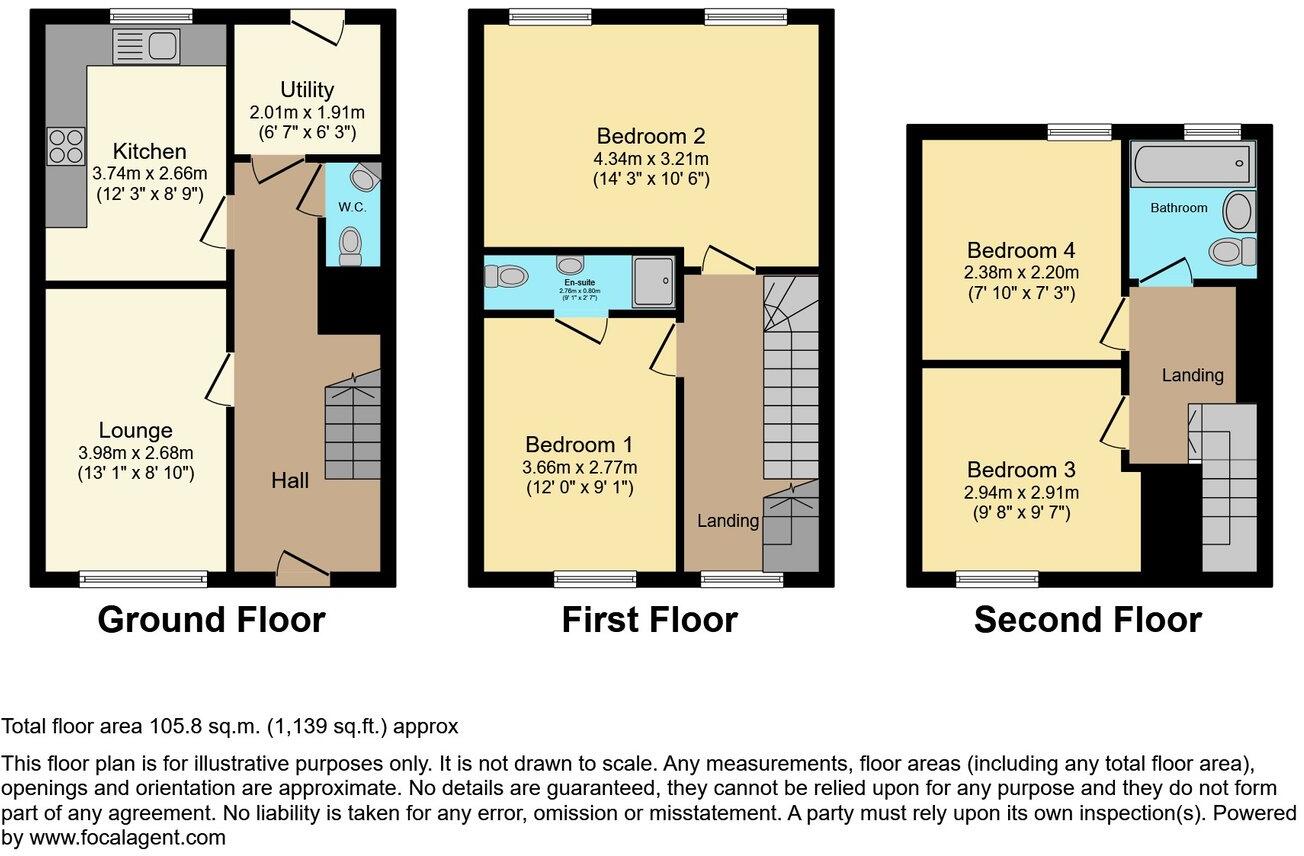 8, Lathom Close, Merseyside floorplan