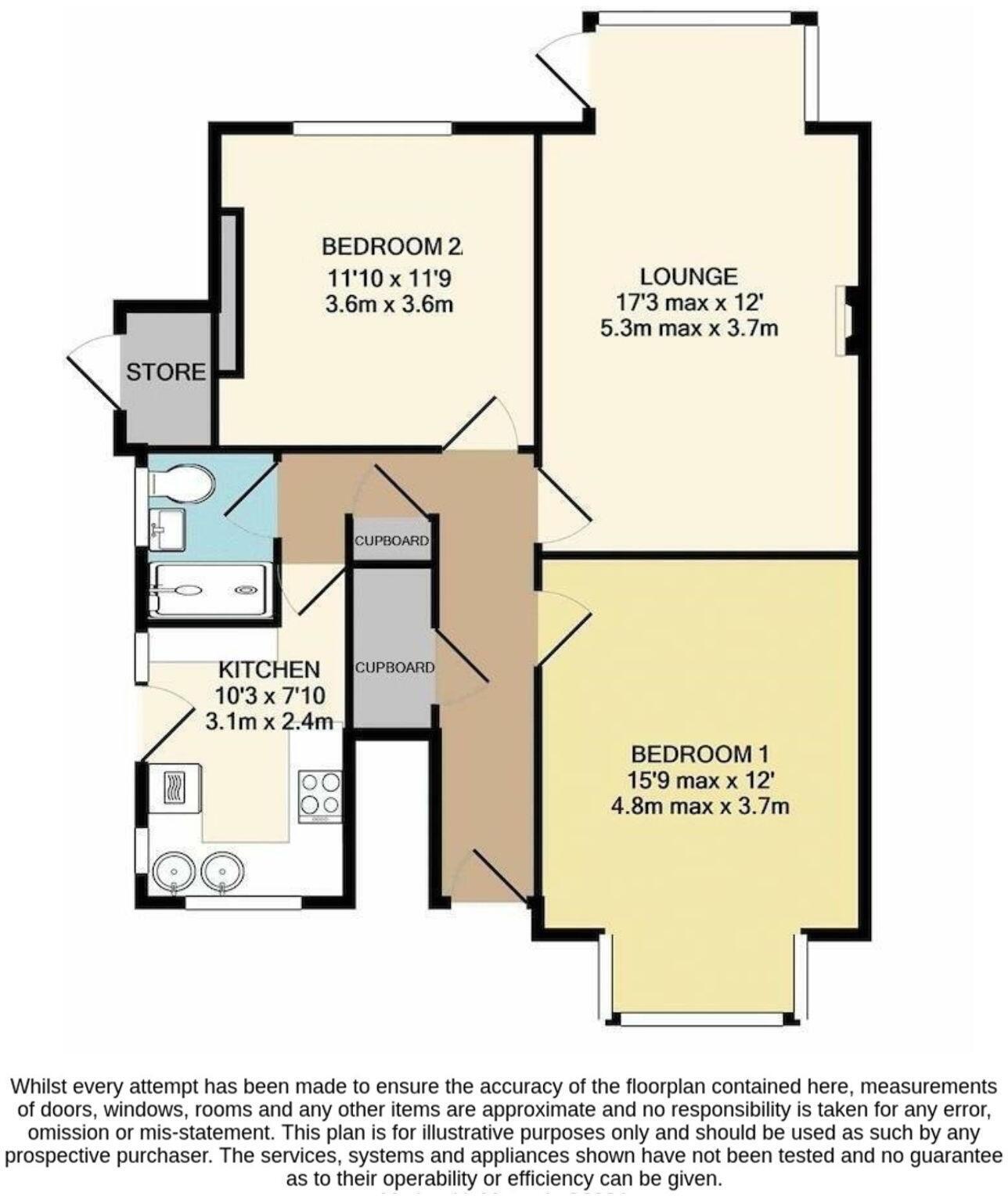 11, Fortescue Road, Paignton floorplan