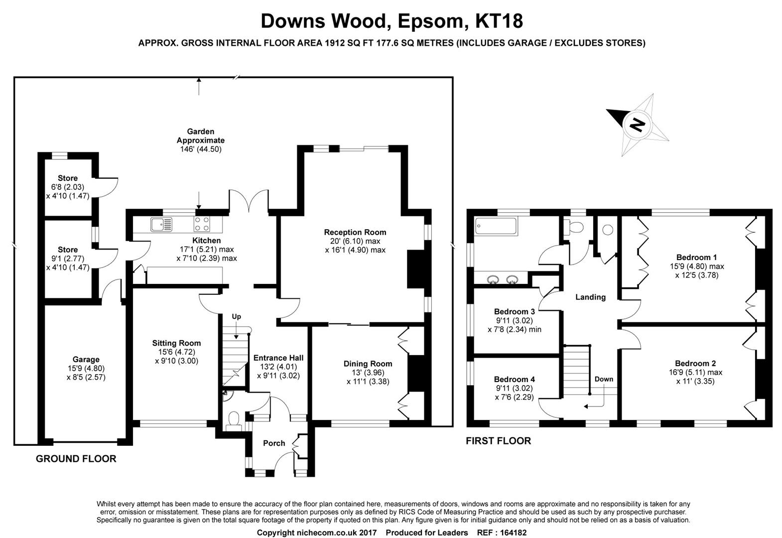 4 Bedrooms Detached house to rent in Downs Wood, Epsom KT18