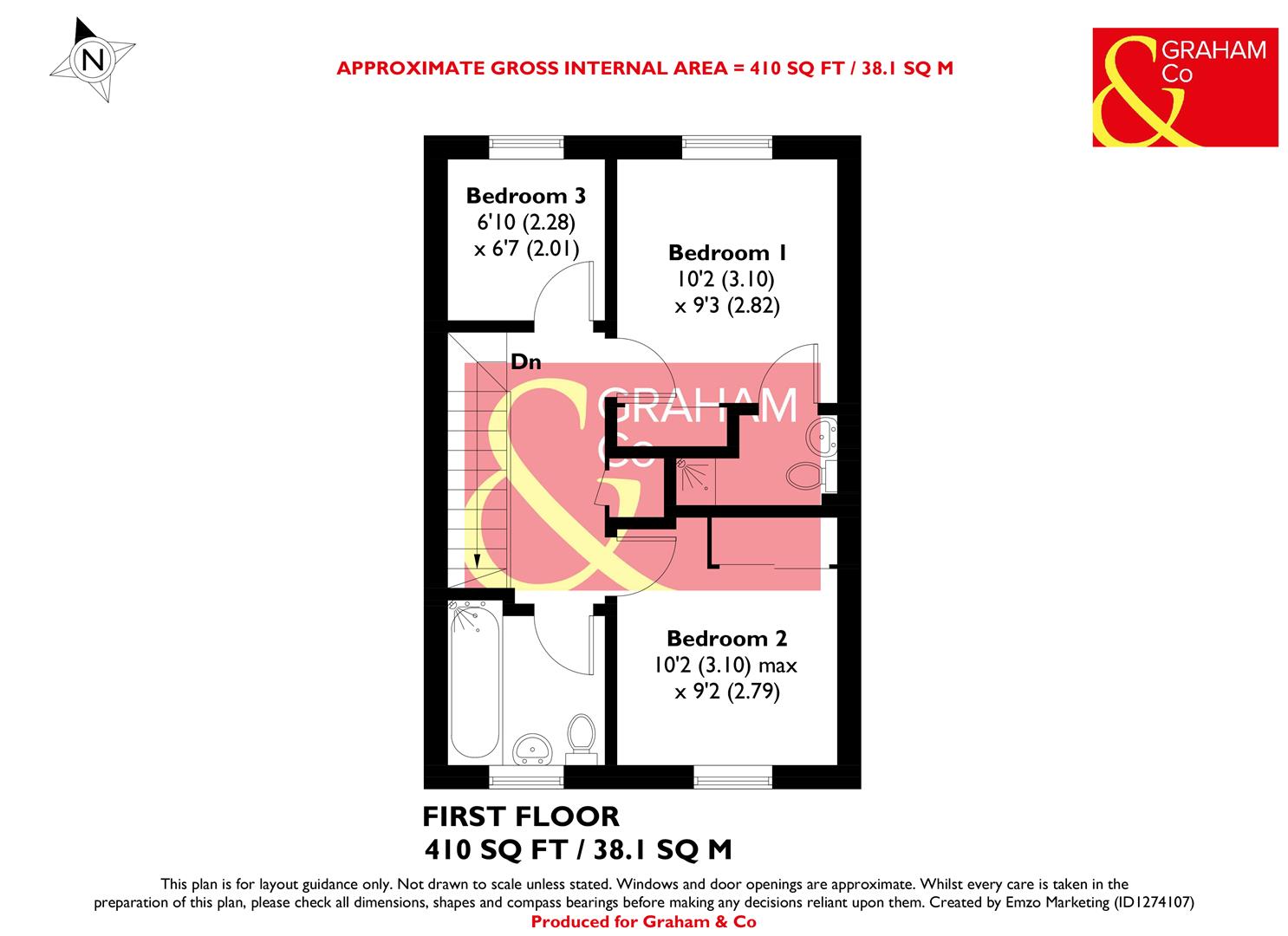 5, Bramble Walk, Barley Road, Andover floorplan