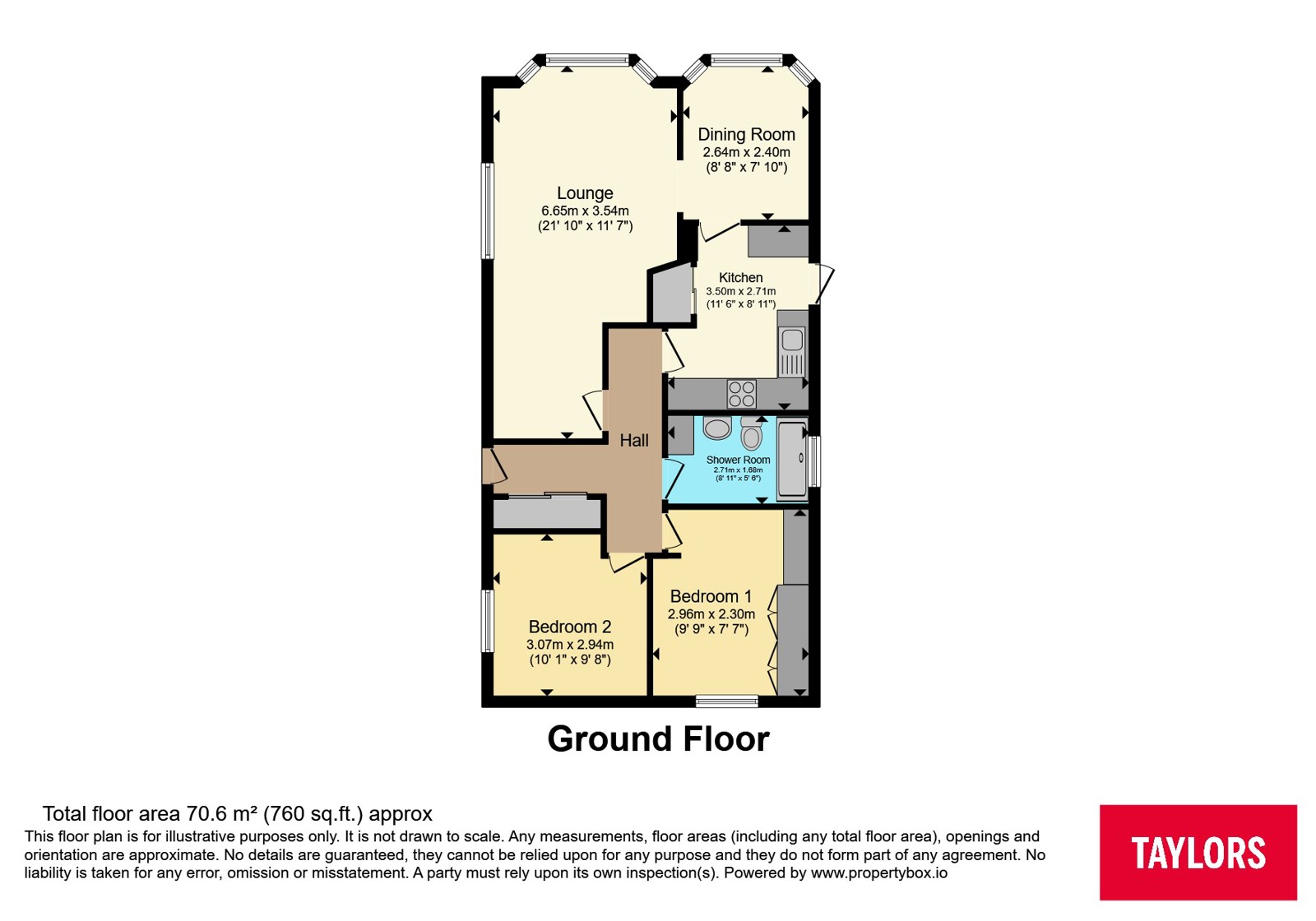 21, Long Close, Lower Stondon floorplan