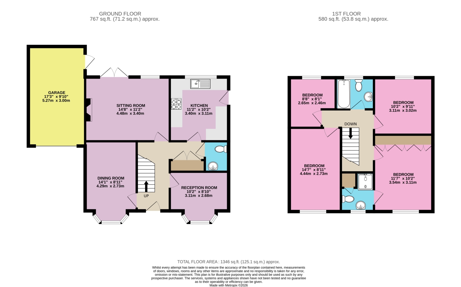 14, Mir Crescent, Swindon floorplan