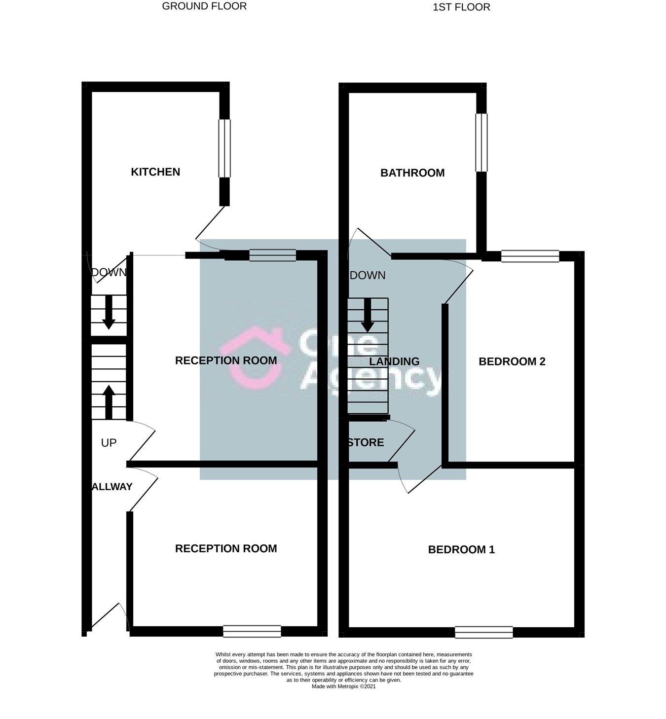 Brunswick Place, Hanley, StokeOnTrent ST1, 2 bedroom terraced house
