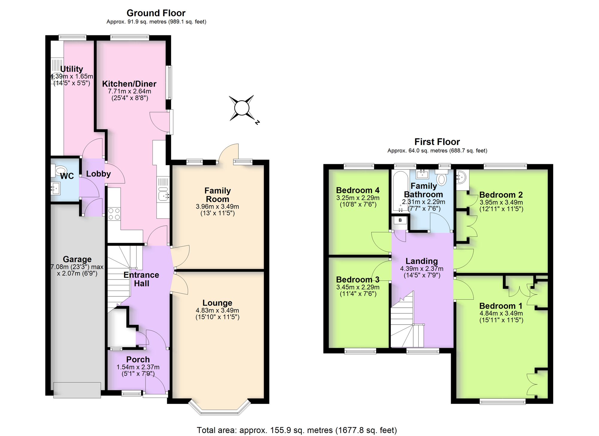 46 Frobisher Road, Coventry floorplan