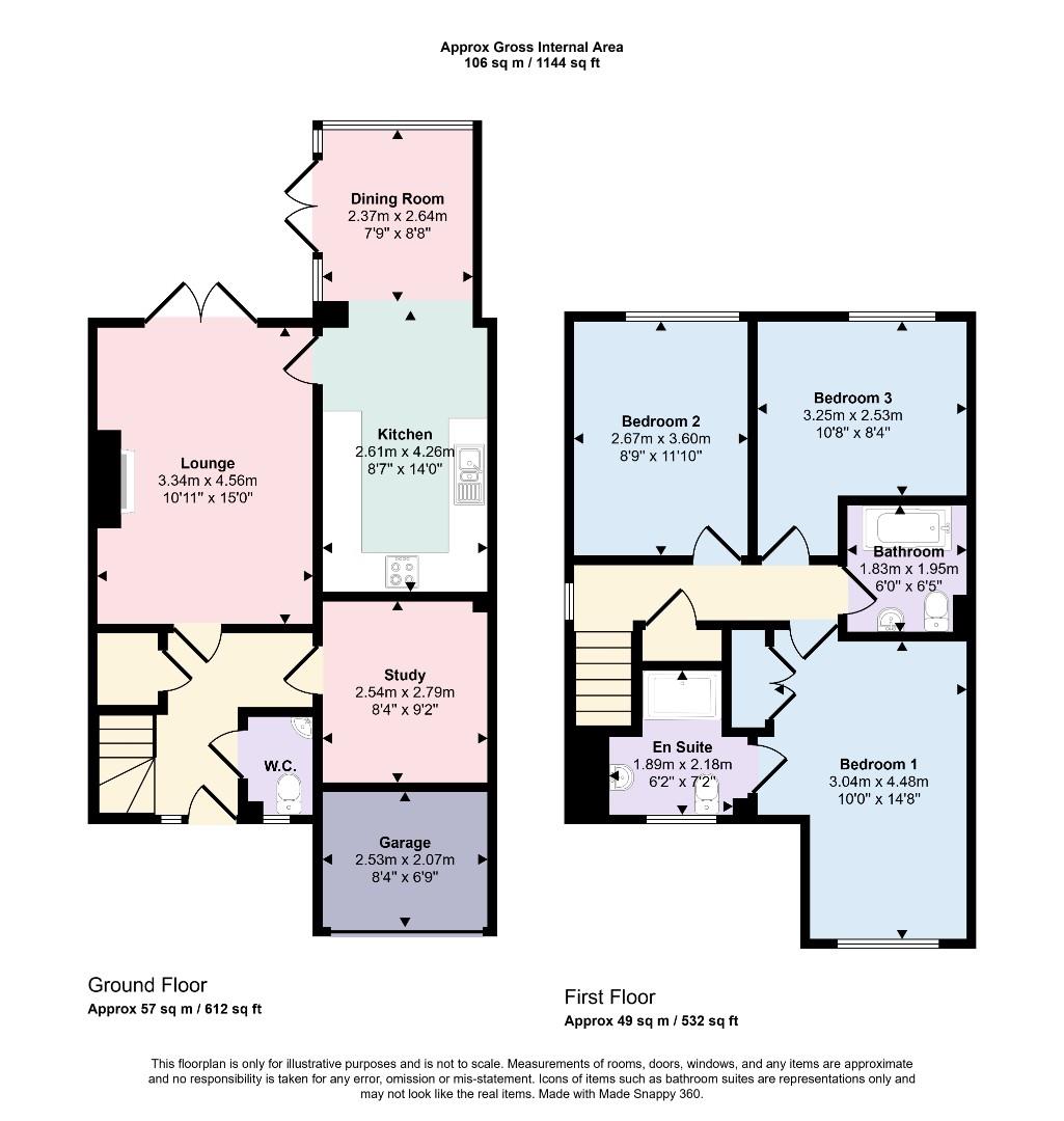 25, Farmers Close, Northampton floorplan