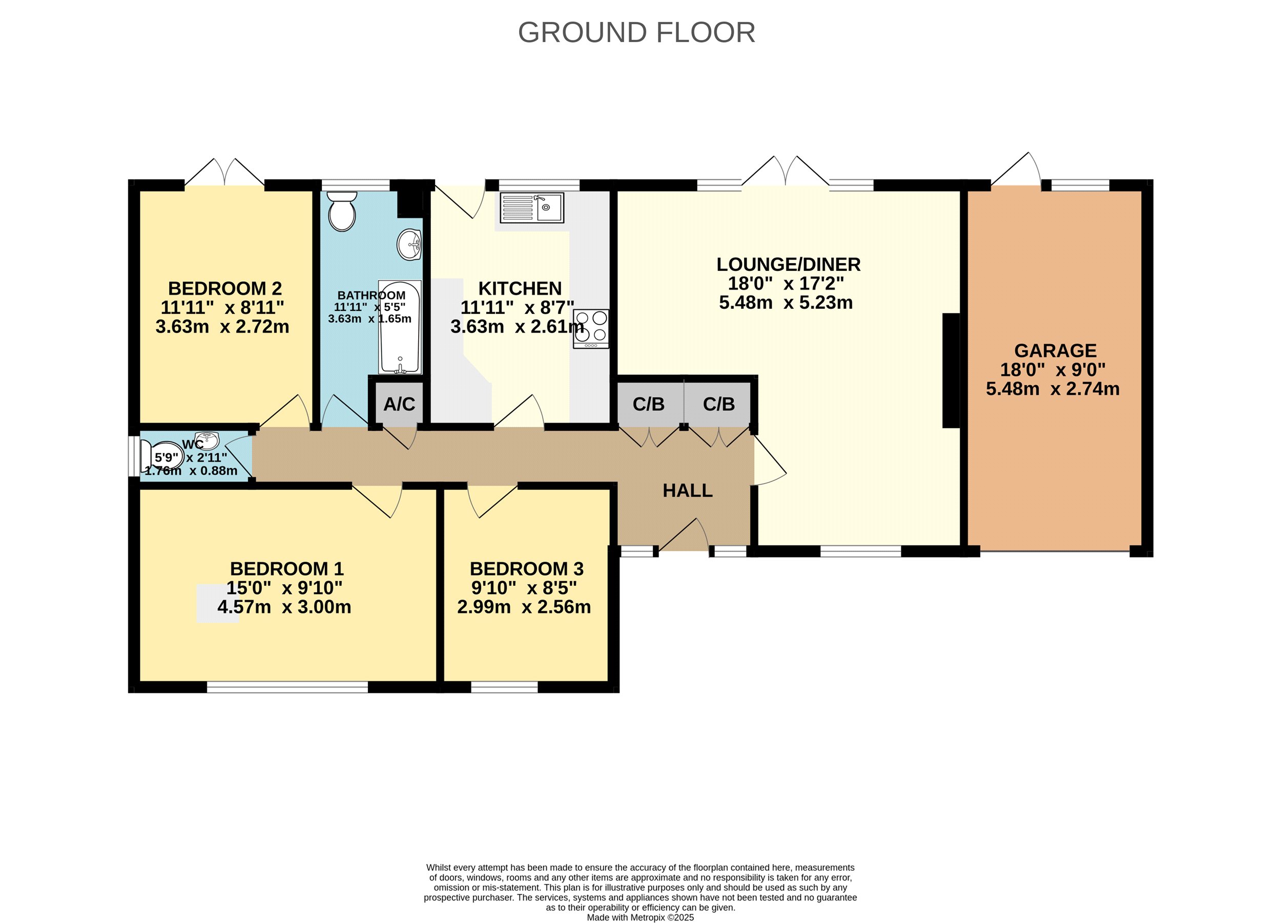 1, Coburg Close, Wellington floorplan