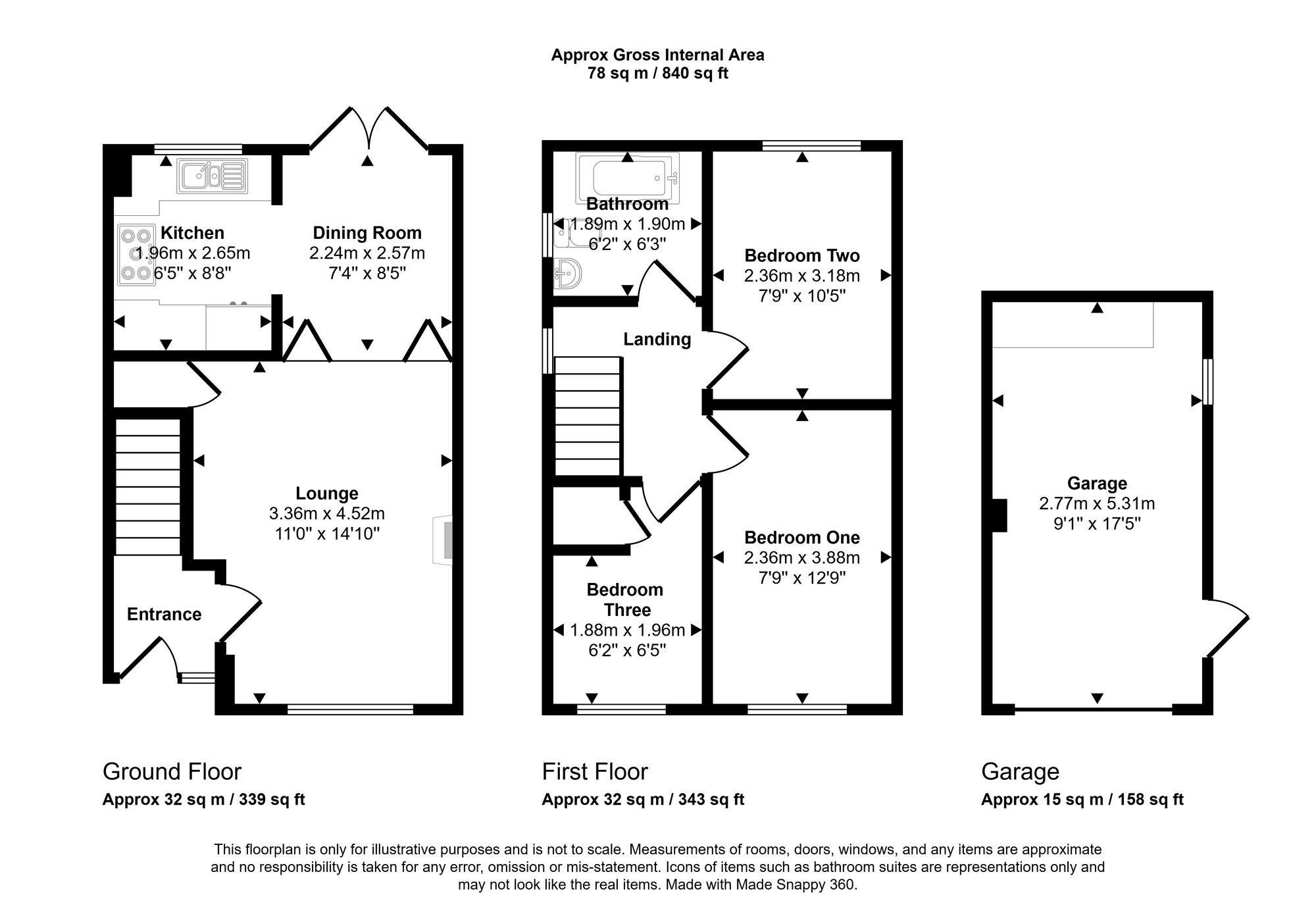78 Ty Gwyn Drive, Bridgend floorplan