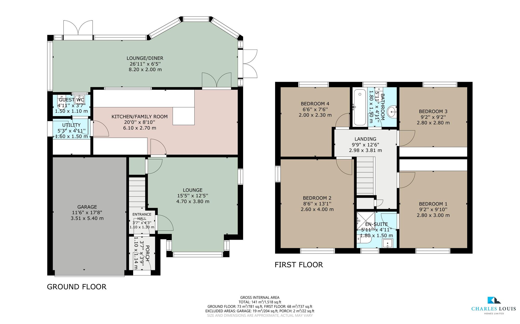 21, Reedley Drive, Salford floorplan