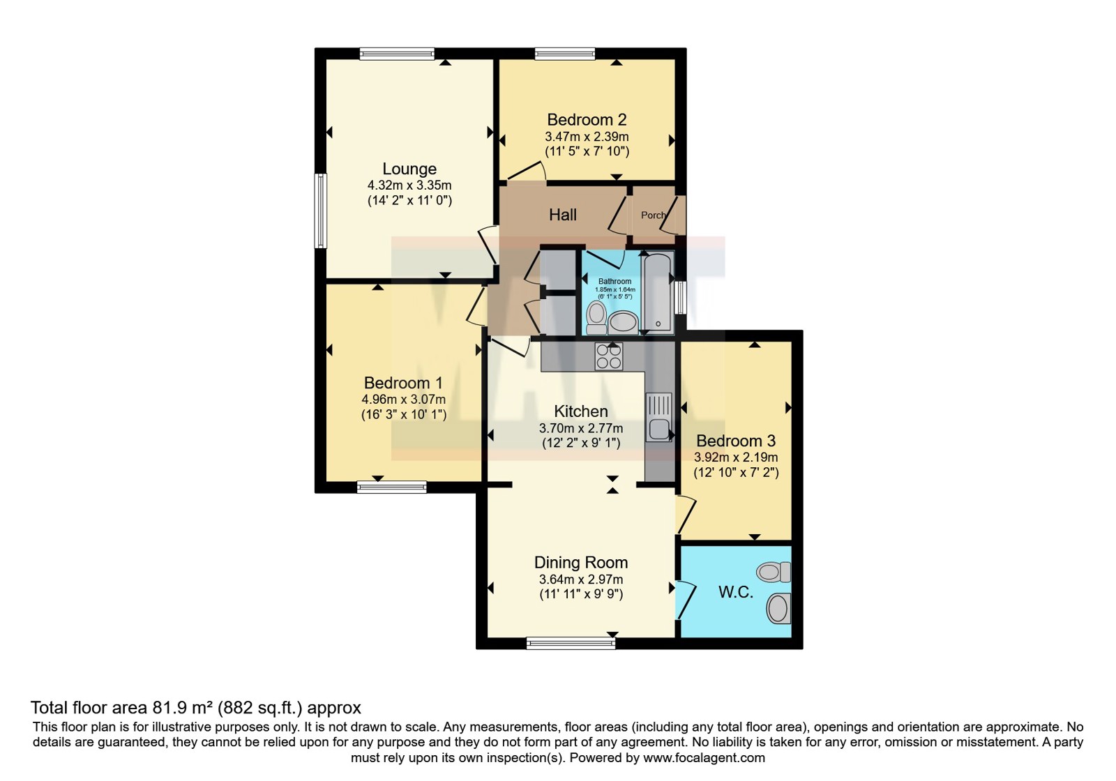 30, Derwent Avenue, Kent floorplan