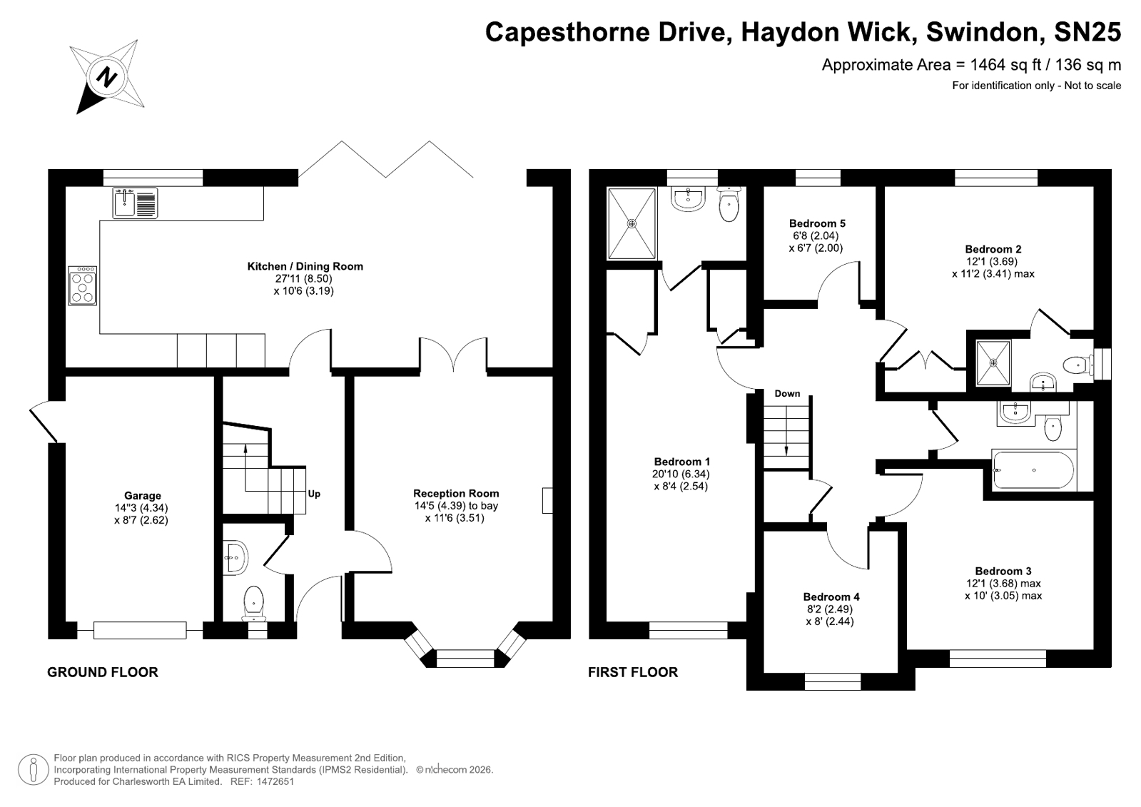 4, Capesthorne Drive, Swindon floorplan