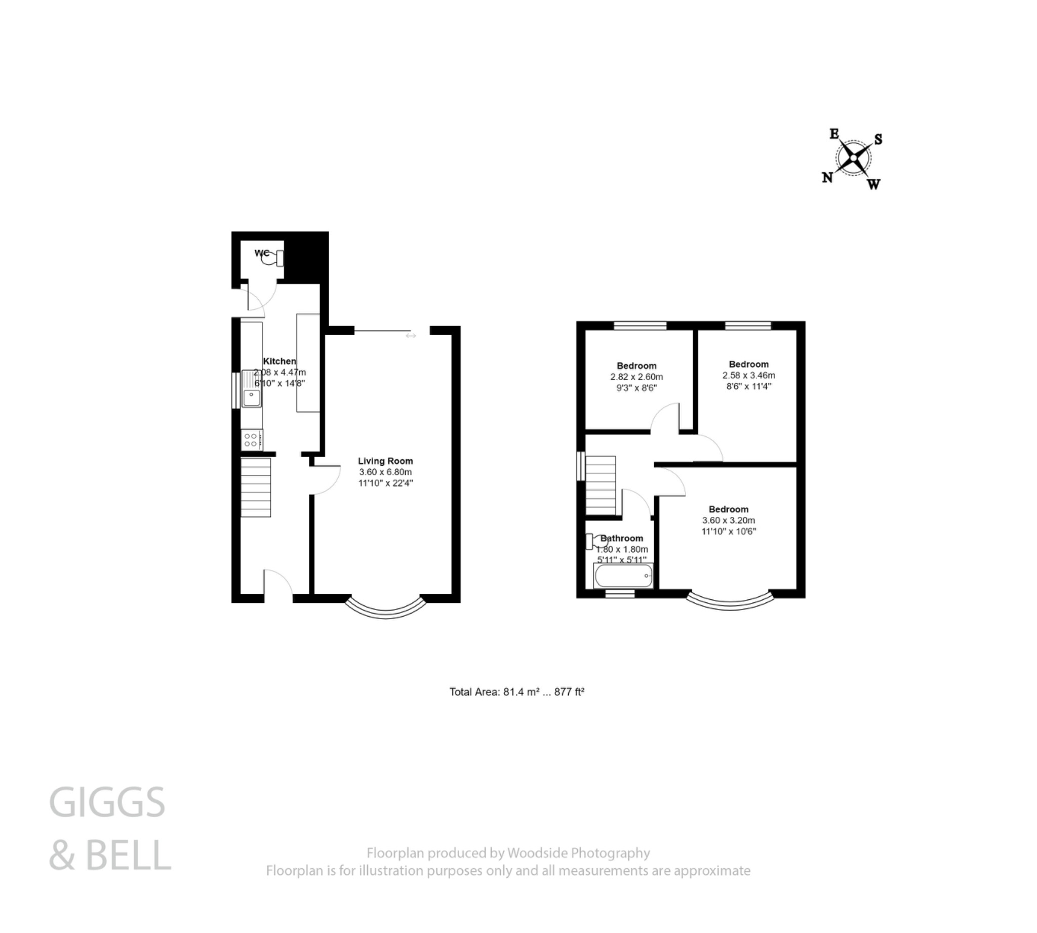 Luton, Bedfordshire floorplan