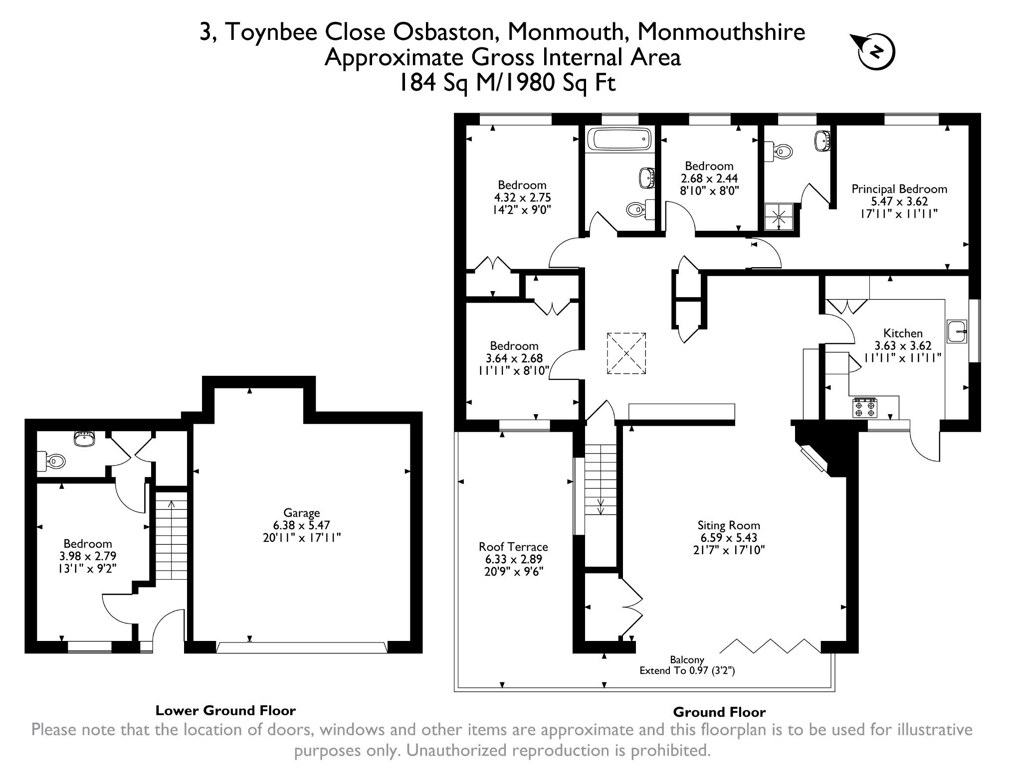 3, Toynbee Close, Osbaston floorplan