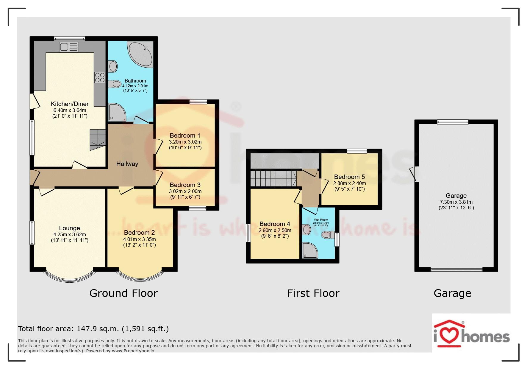 121, Lichfield Road, Walsall floorplan