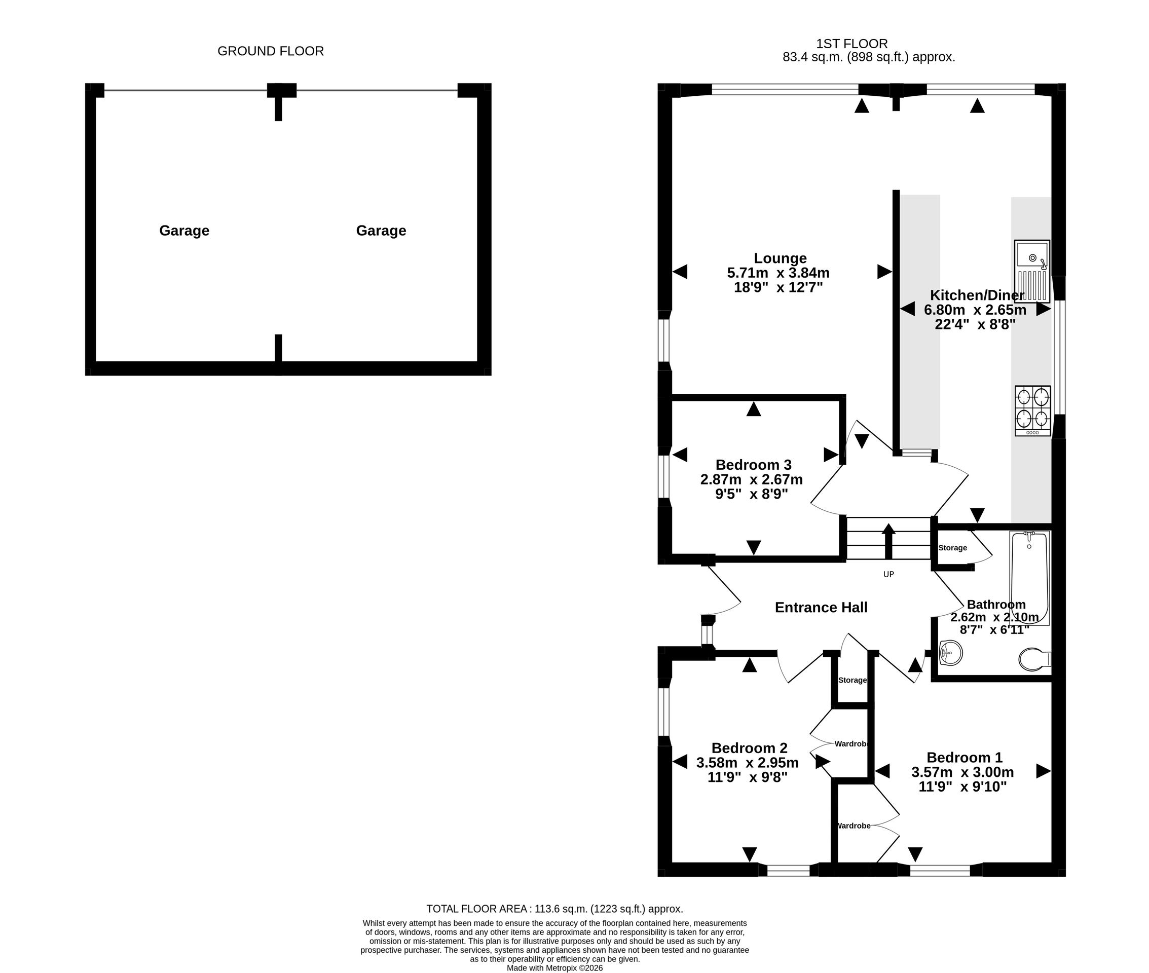 18 Cedarhurst Road, Portishead floorplan