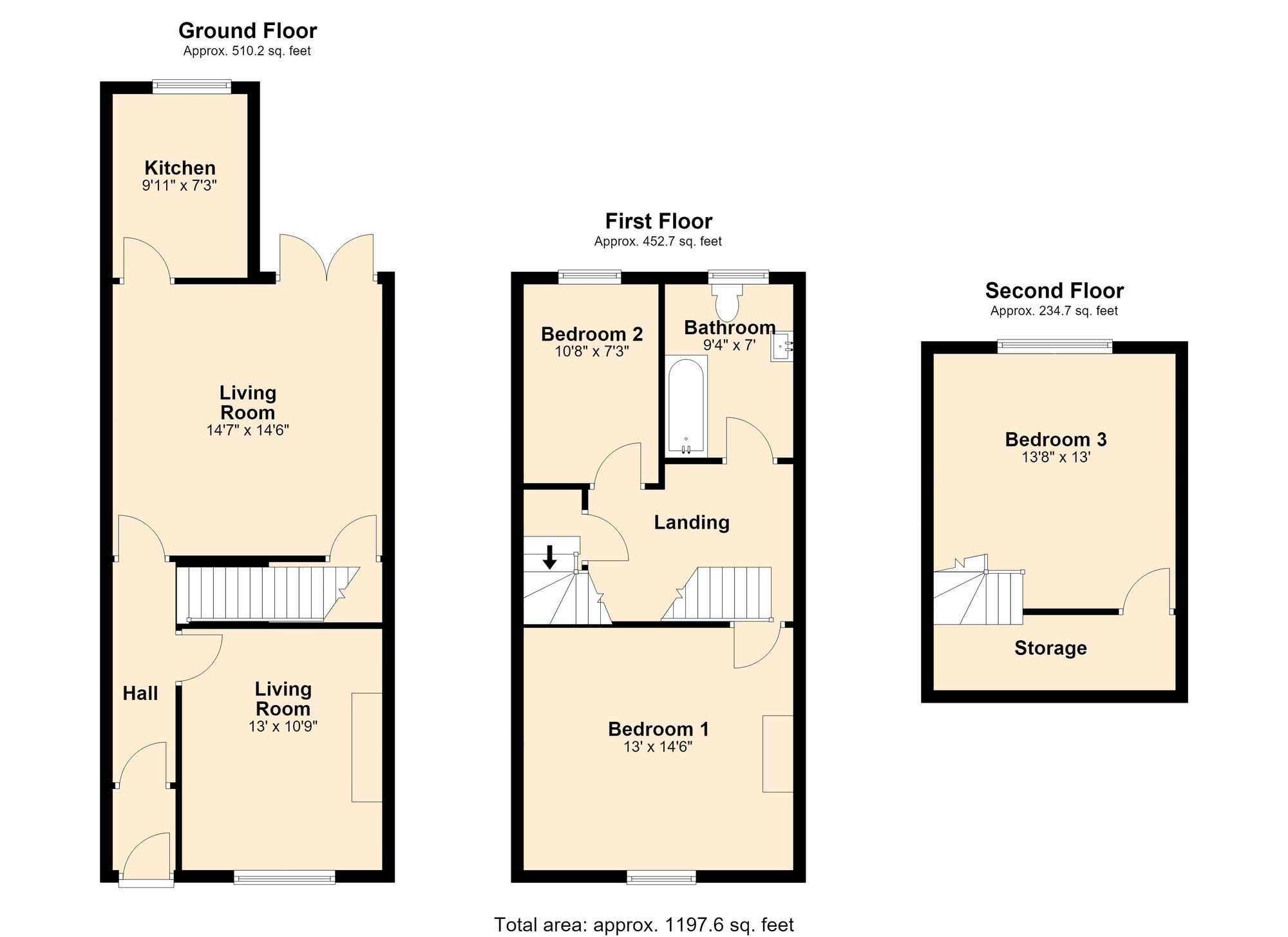 28 Haworth Street, Accrington floorplan