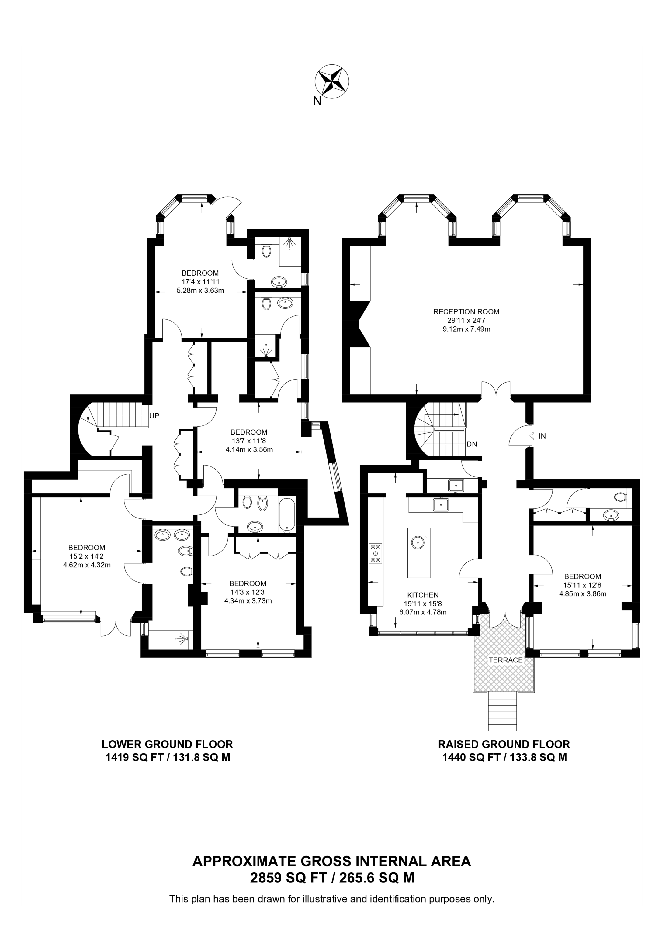 Harrington gardens, South Kensington floorplan