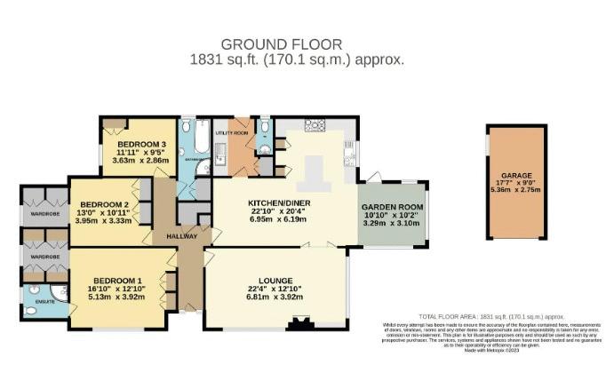"Kyranga", 21 Warborough Road, Brixham floorplan