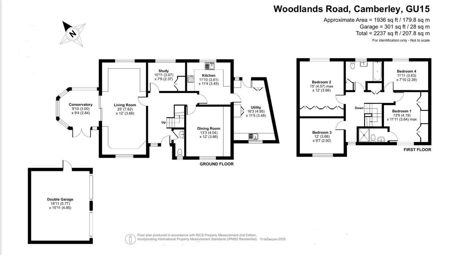 9, Woodlands Road, Camberley floorplan