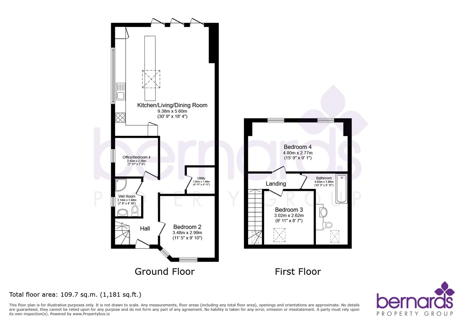 42, Denville Avenue, Fareham floorplan