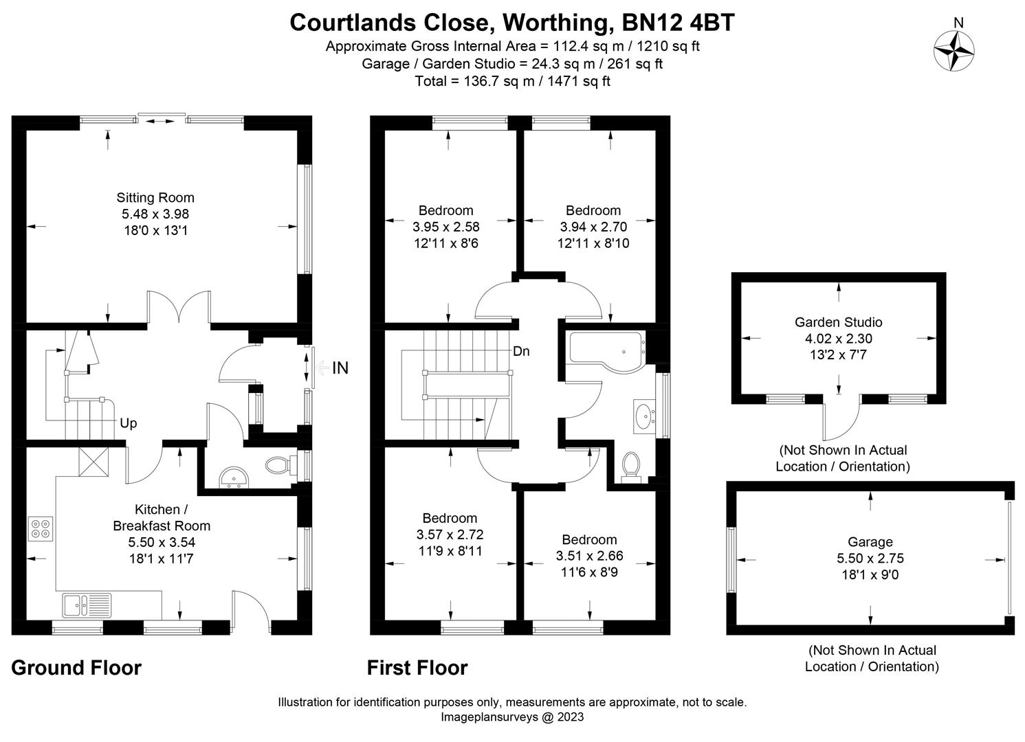 Courtlands Close, GoringBySea, Worthing BN12, 4 bedroom semidetached