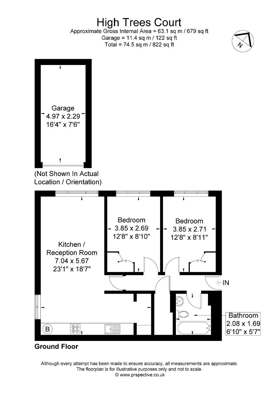 High Trees Court, 29 Manor Court Road, Hanwell, London W7, 2 bedroom
