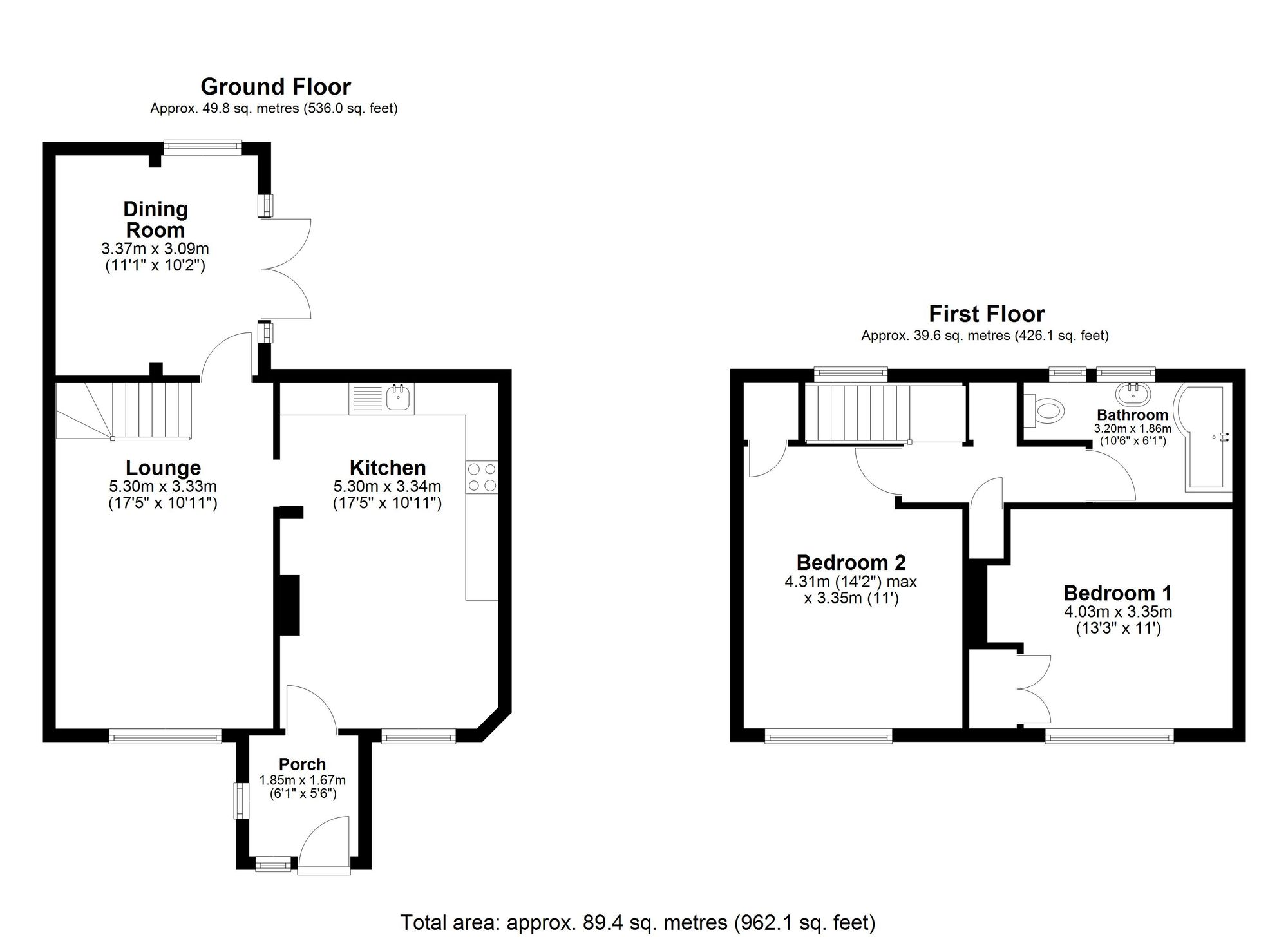 3 Poplar Close, Ware floorplan