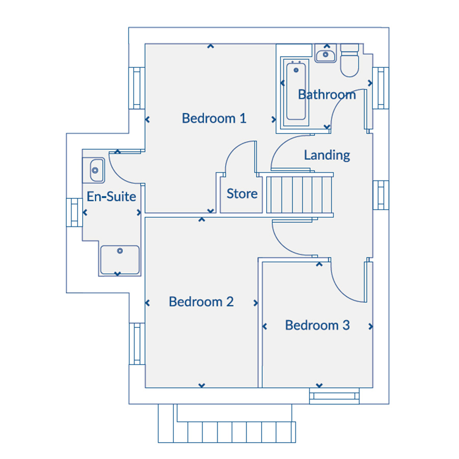 Plot 16, Walsingham Drive, Sandymoor floorplan