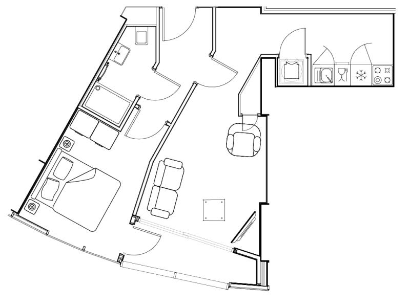 1 Bedrooms Flat to rent in Velocity Tower, St. Mary's Gate, Sheffield S1