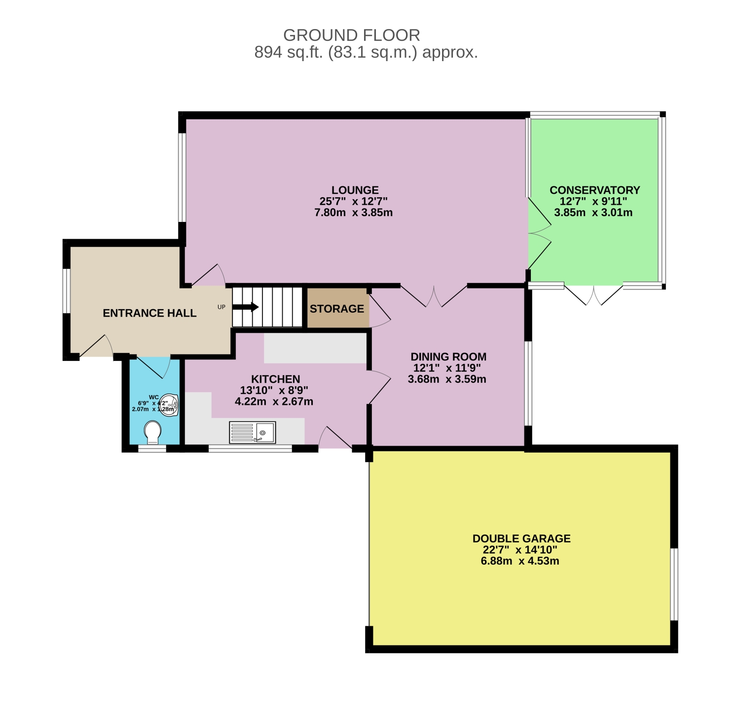 1, TUDOR CLOSE, SELBY floorplan