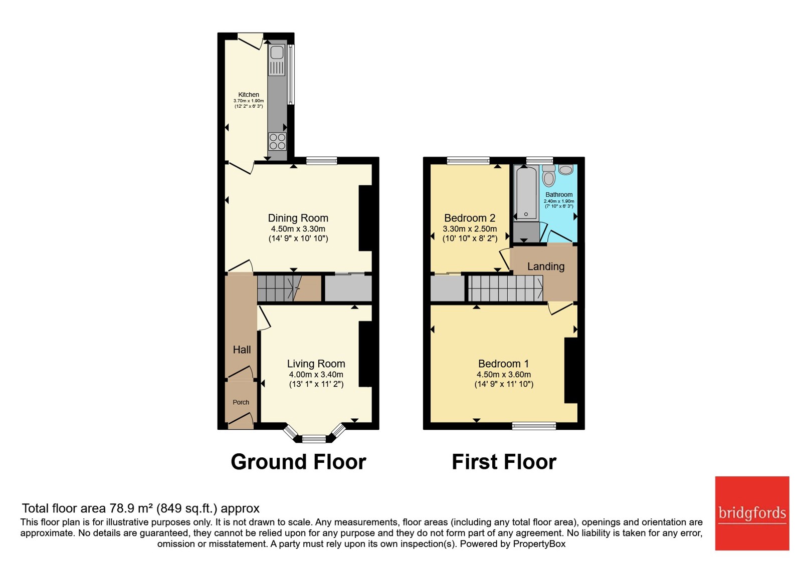 79, Marshall Street, County Durham floorplan