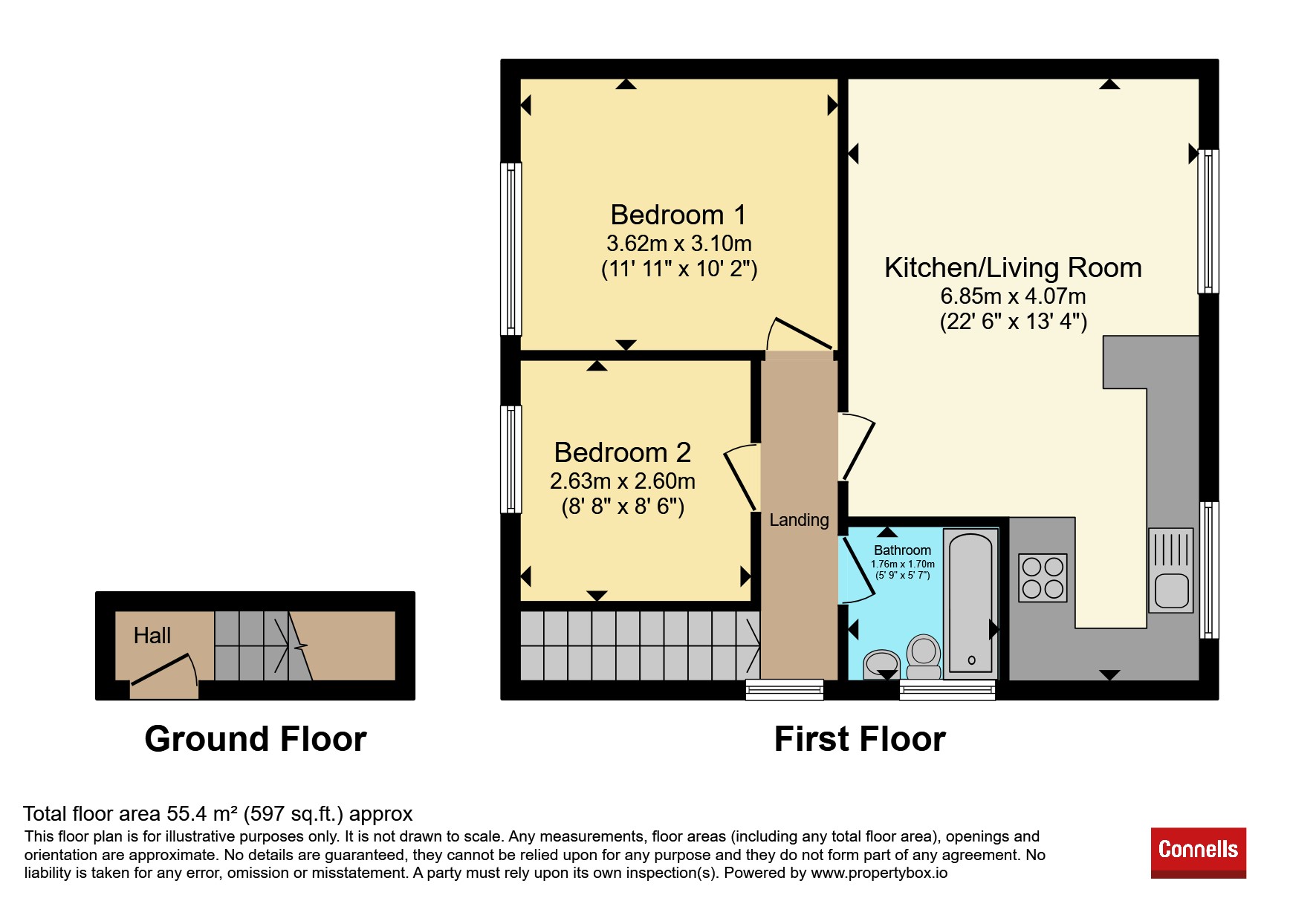 40, Yewtree Court, Northampton floorplan