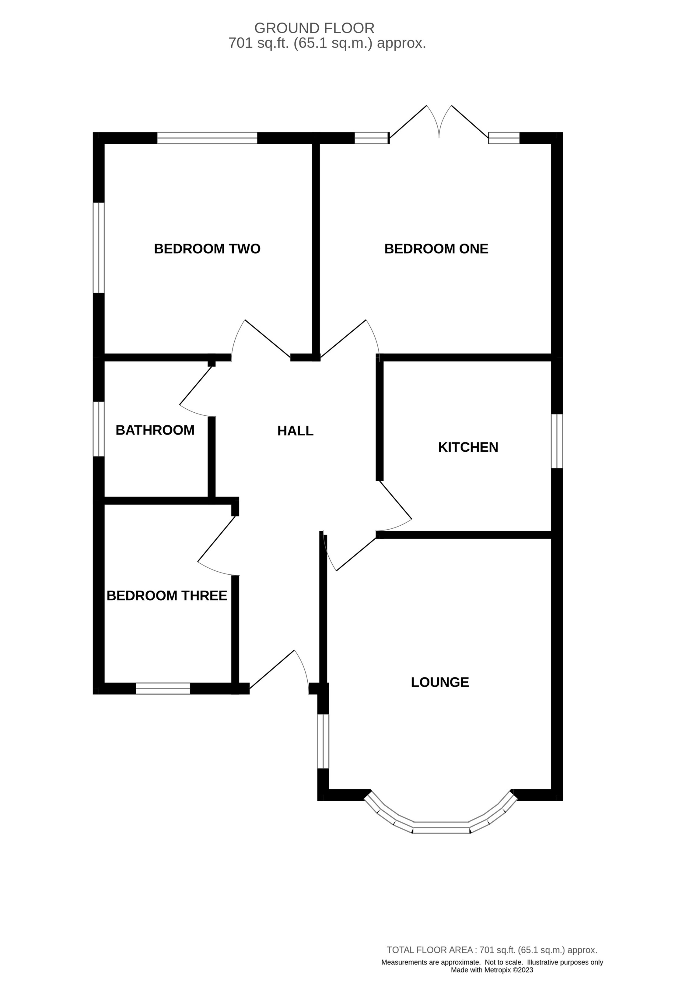 High Meadows, Romiley, Stockport SK6, 3 bedroom detached bungalow to