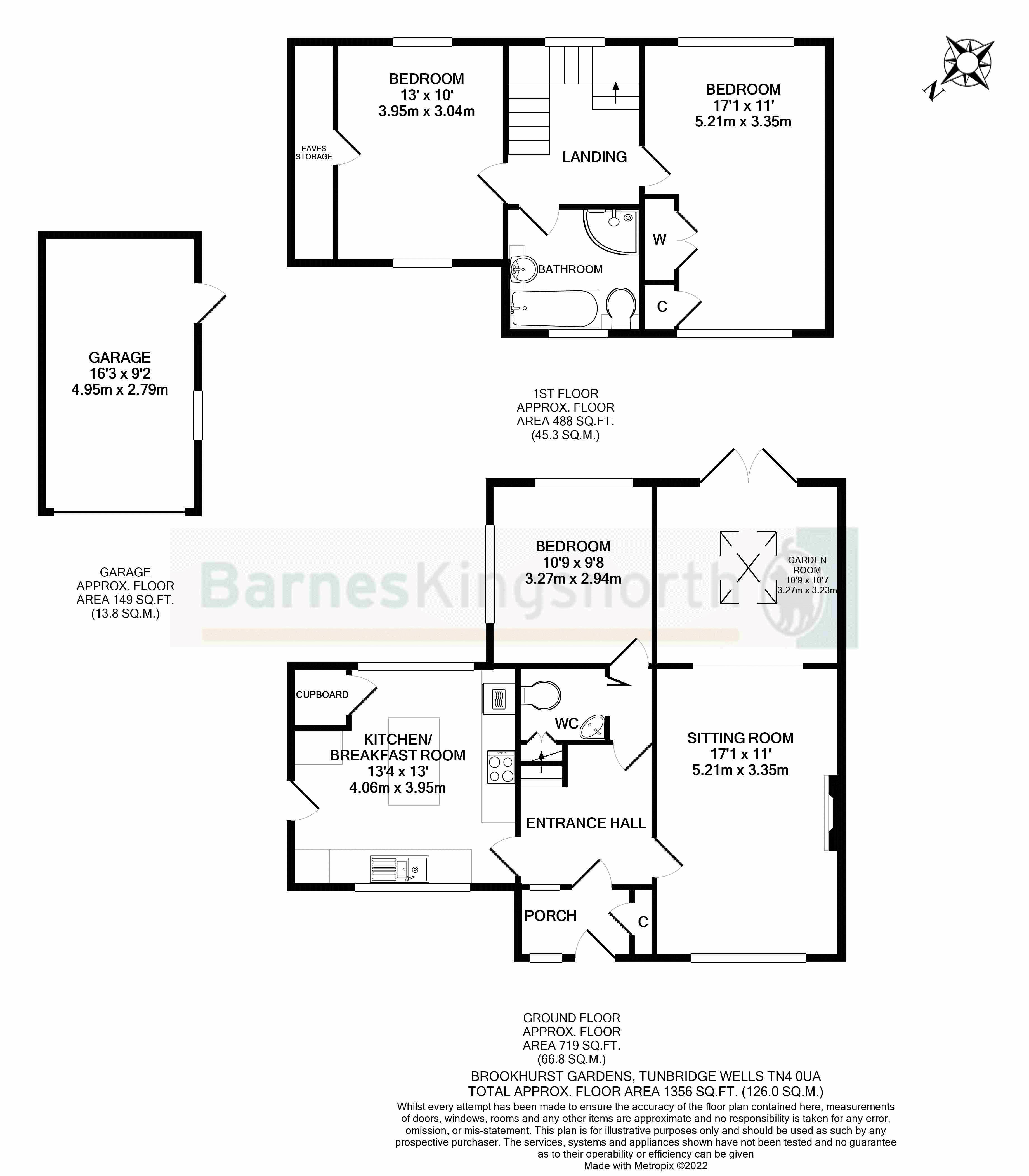 Heather Cottage, 1, Brookhurst Gardens, Tunbridge Wells floorplan