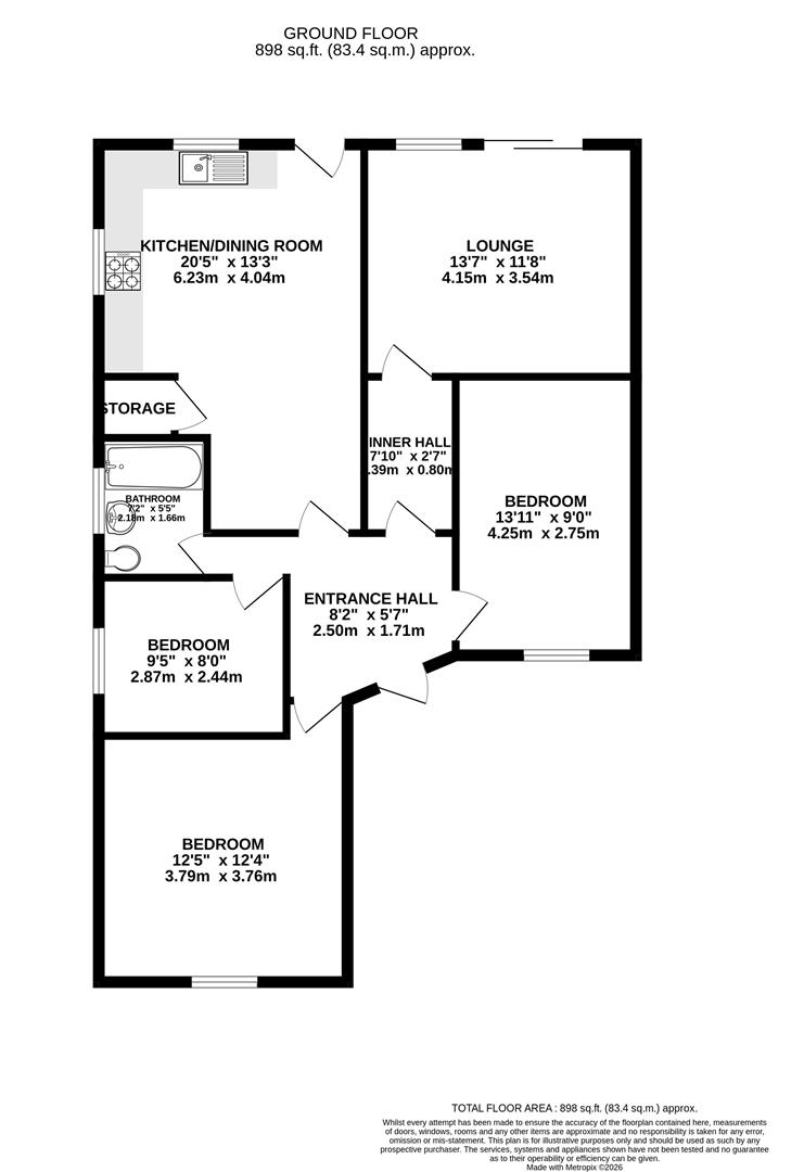 54, King George Road, Chatham floorplan