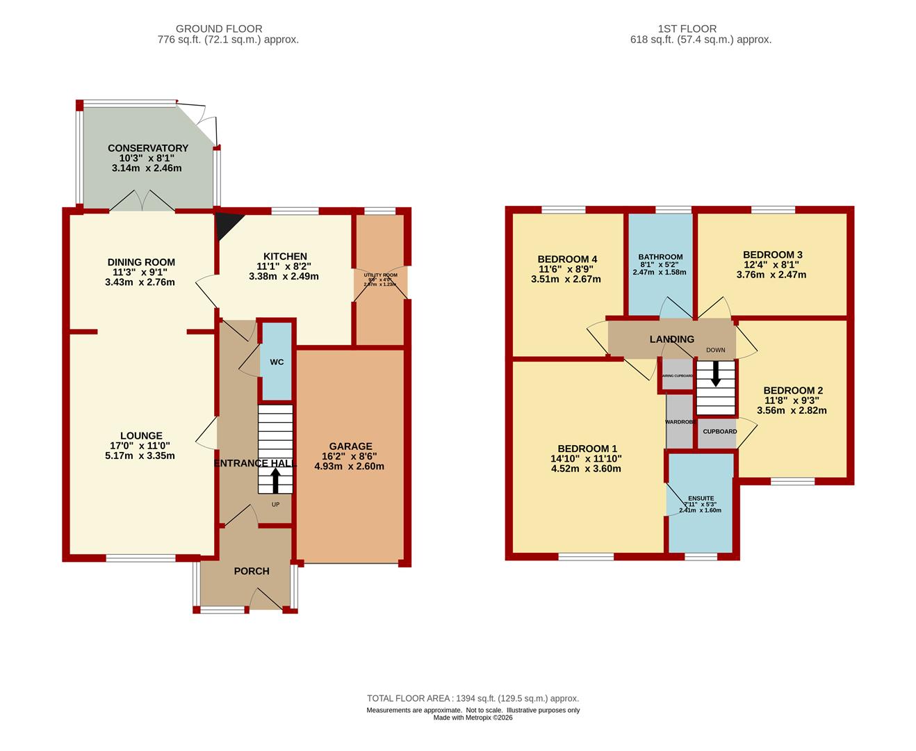 2, Lords Hill Close, Coleford floorplan