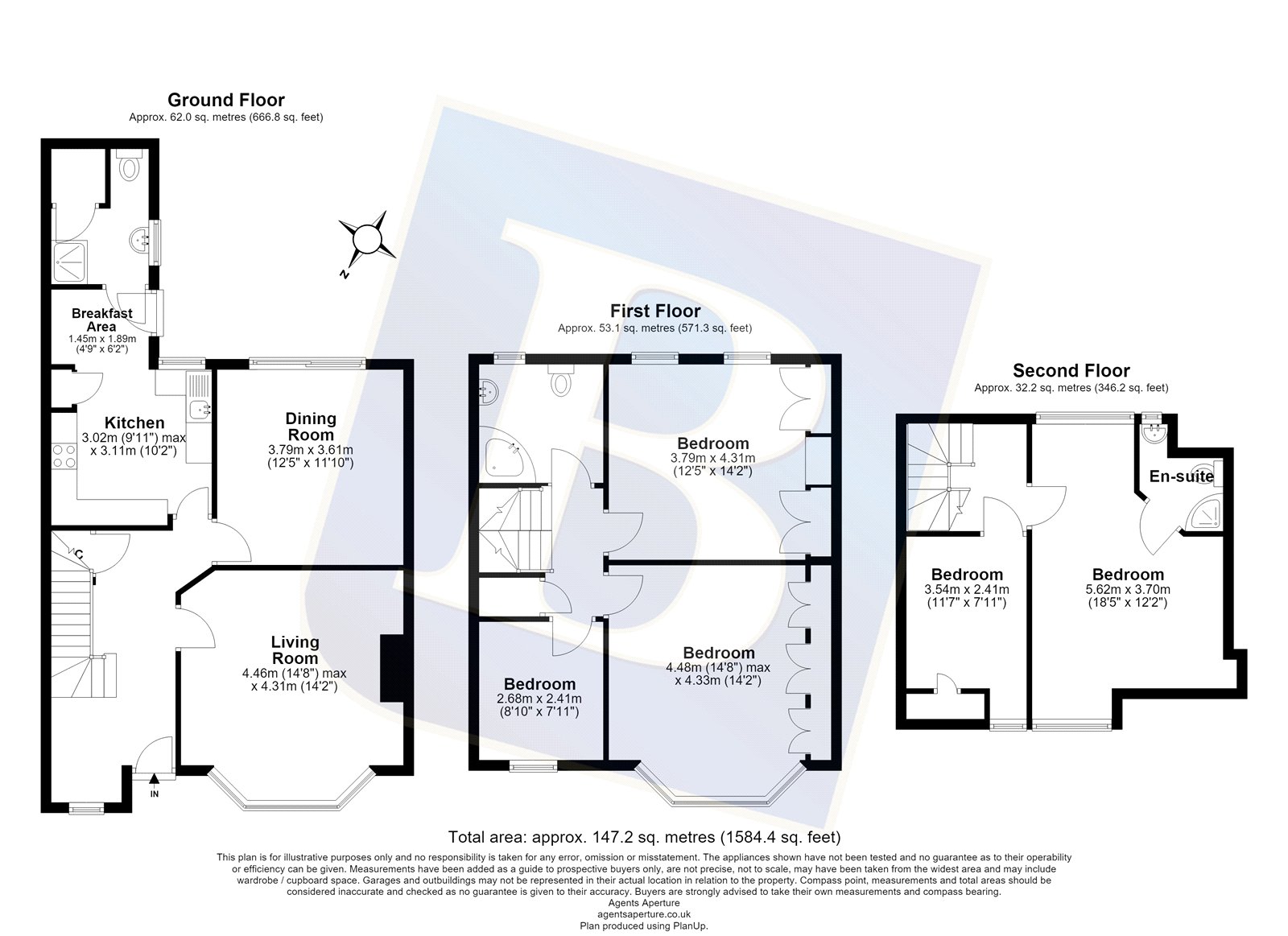 62, Campbell Road, Kent floorplan