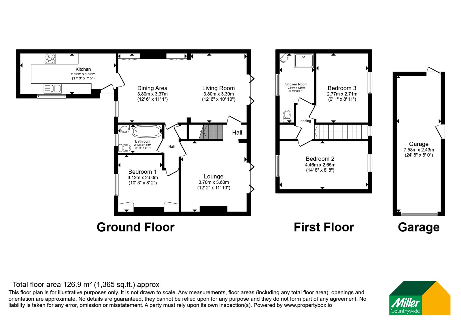 5 Gwavas Bungalows,, Newlyn, Cornwall floorplan