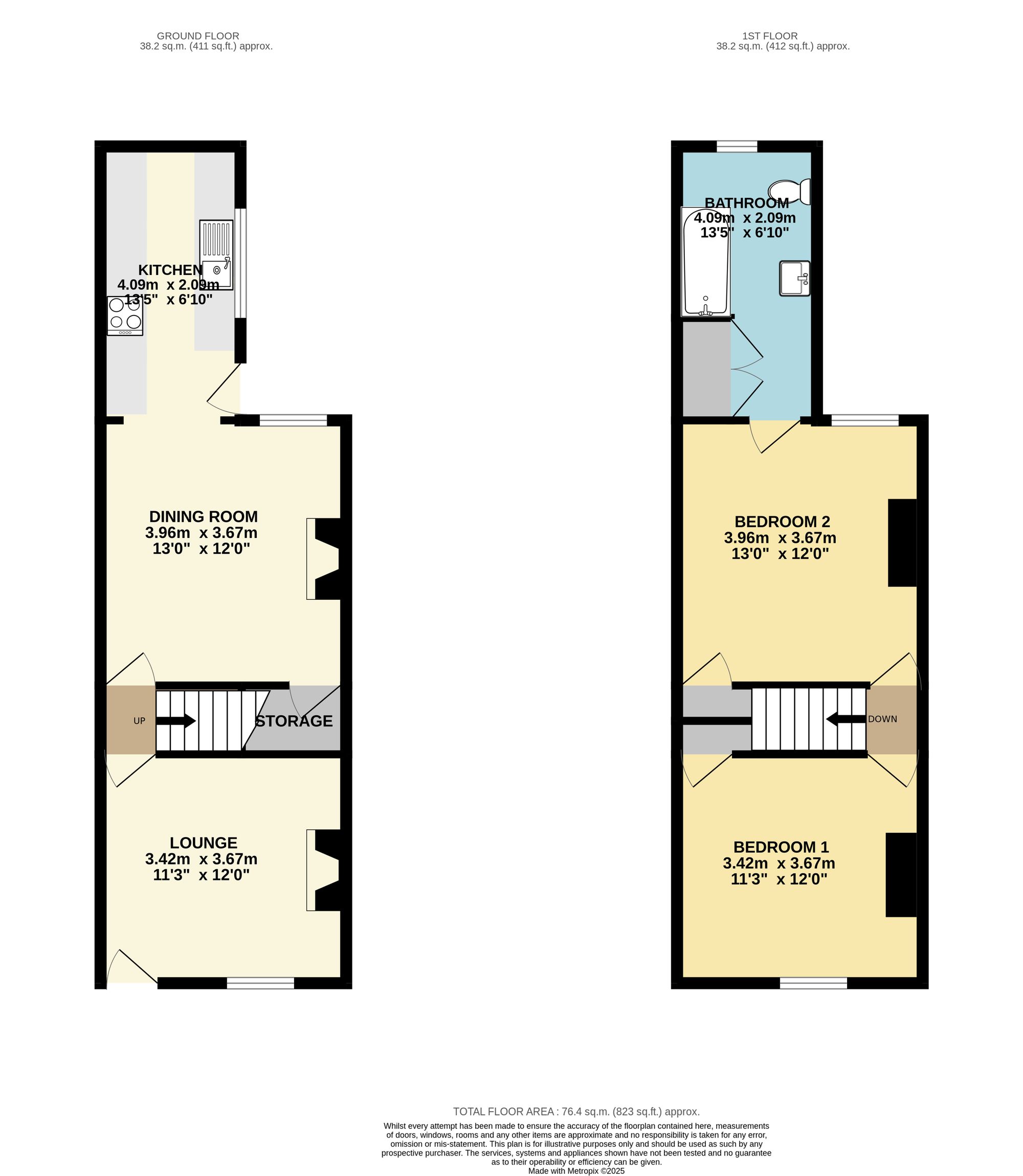 37 Mitchell Street, Chesterfield floorplan
