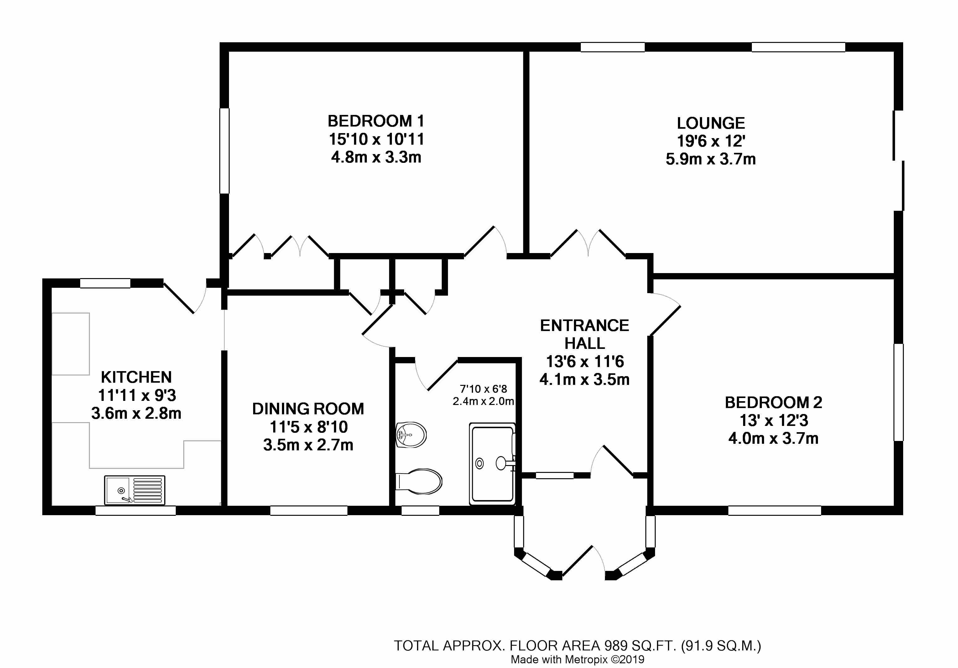 2 Bedrooms Bungalow for sale in Mill Road Avenue, Angmering, Littlehampton BN16